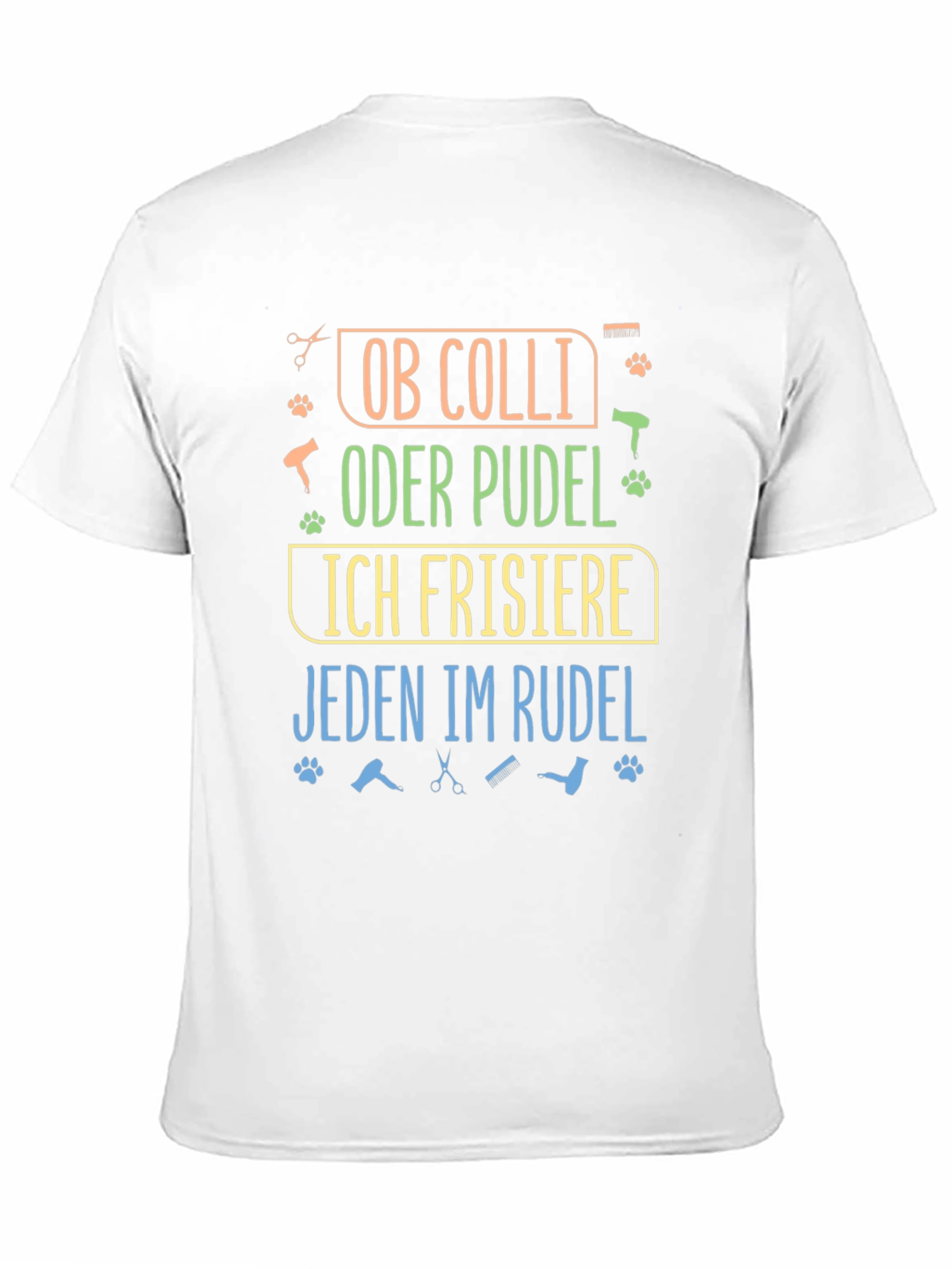 Dog Groomer T-Shirt - Ob Colli Oder Pudel