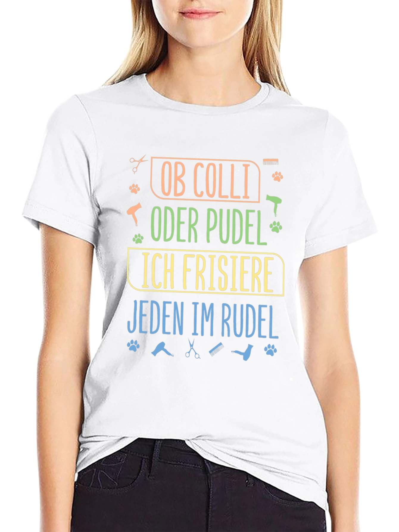 Dog Groomer T-Shirt - Ob Colli Oder Pudel