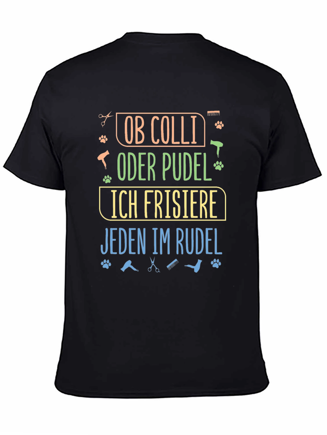 Dog Groomer T-Shirt - Ob Colli Oder Pudel