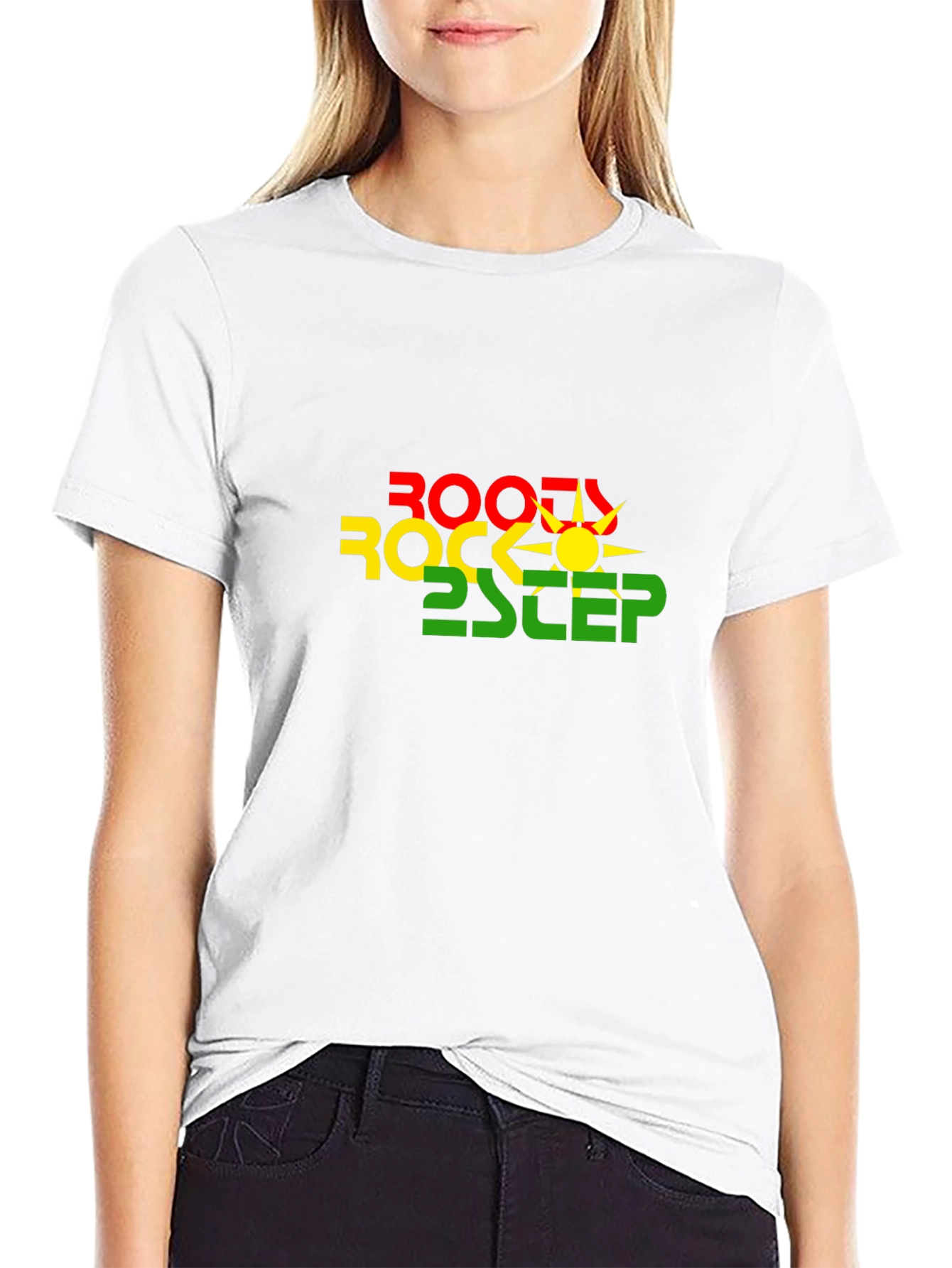 Booty Rock 2Step Black Graphic T-Shirt