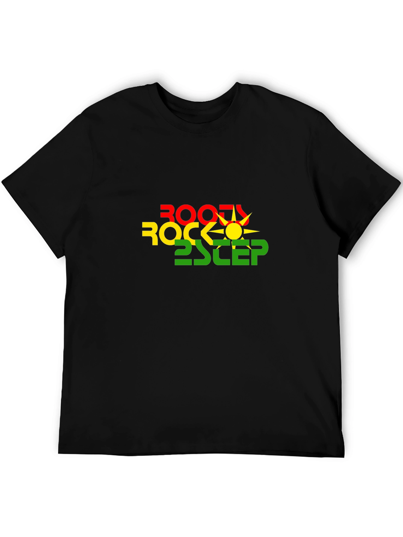 Booty Rock 2Step Black Graphic T-Shirt