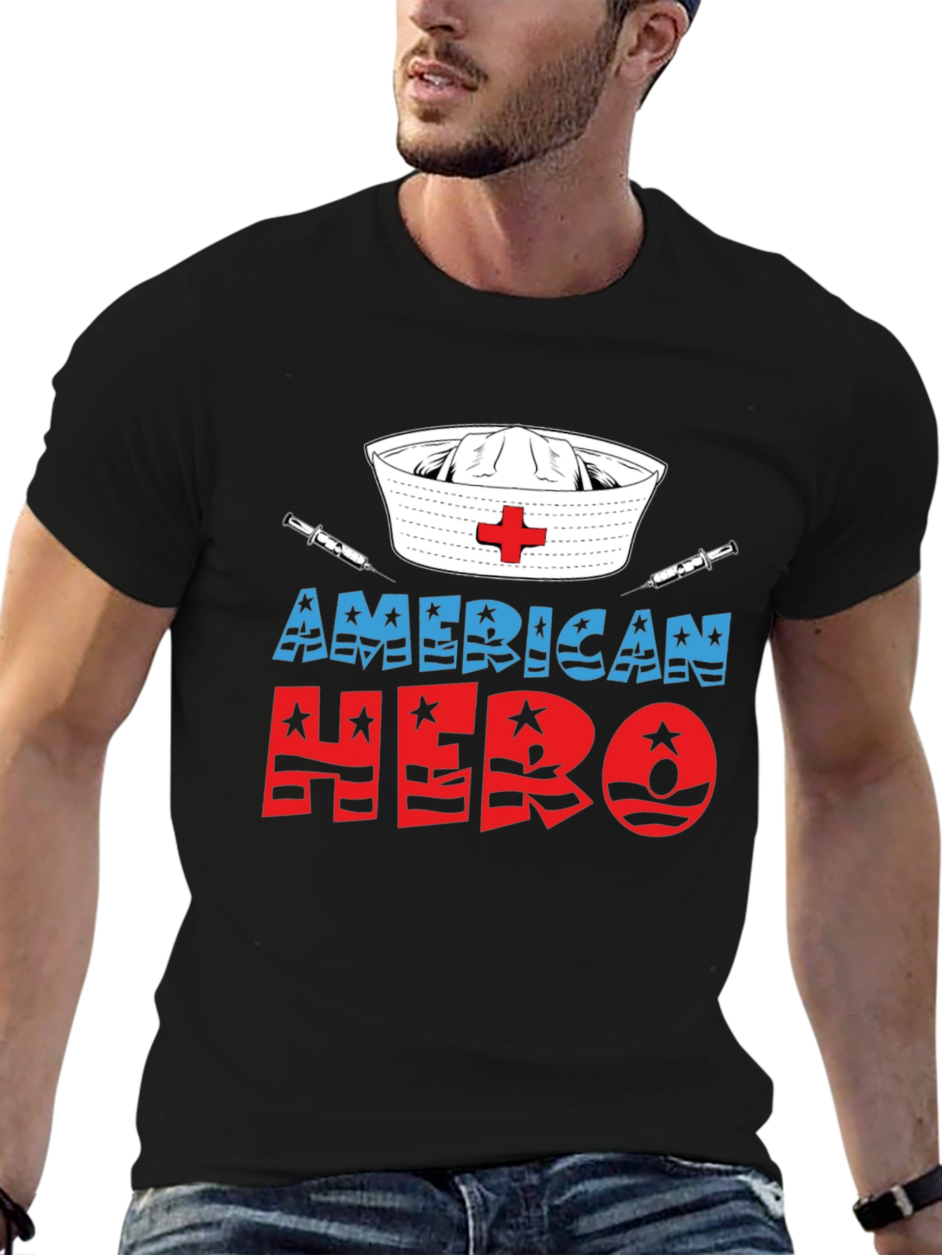 American Hero Nurse T-Shirt
