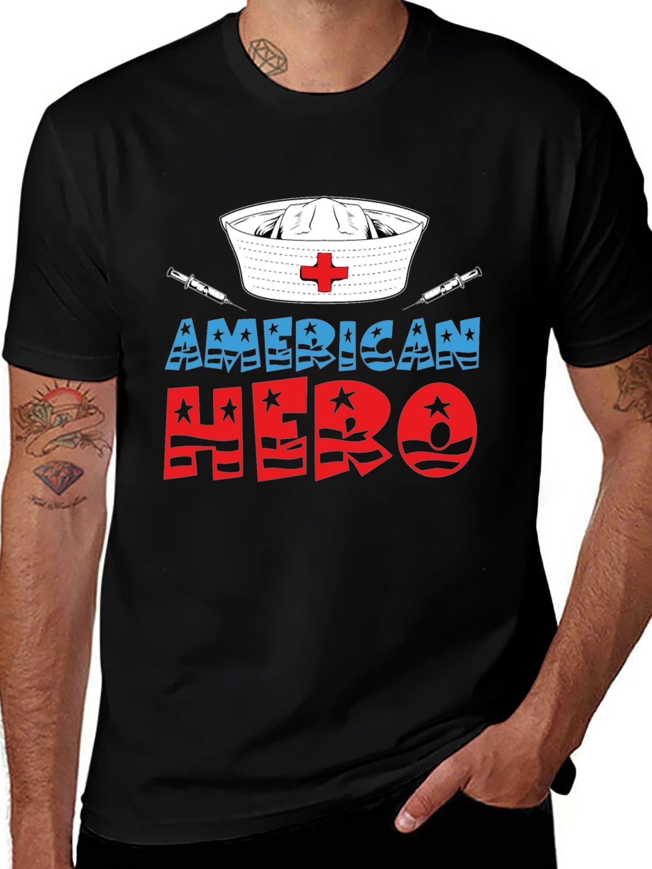 American Hero Nurse T-Shirt