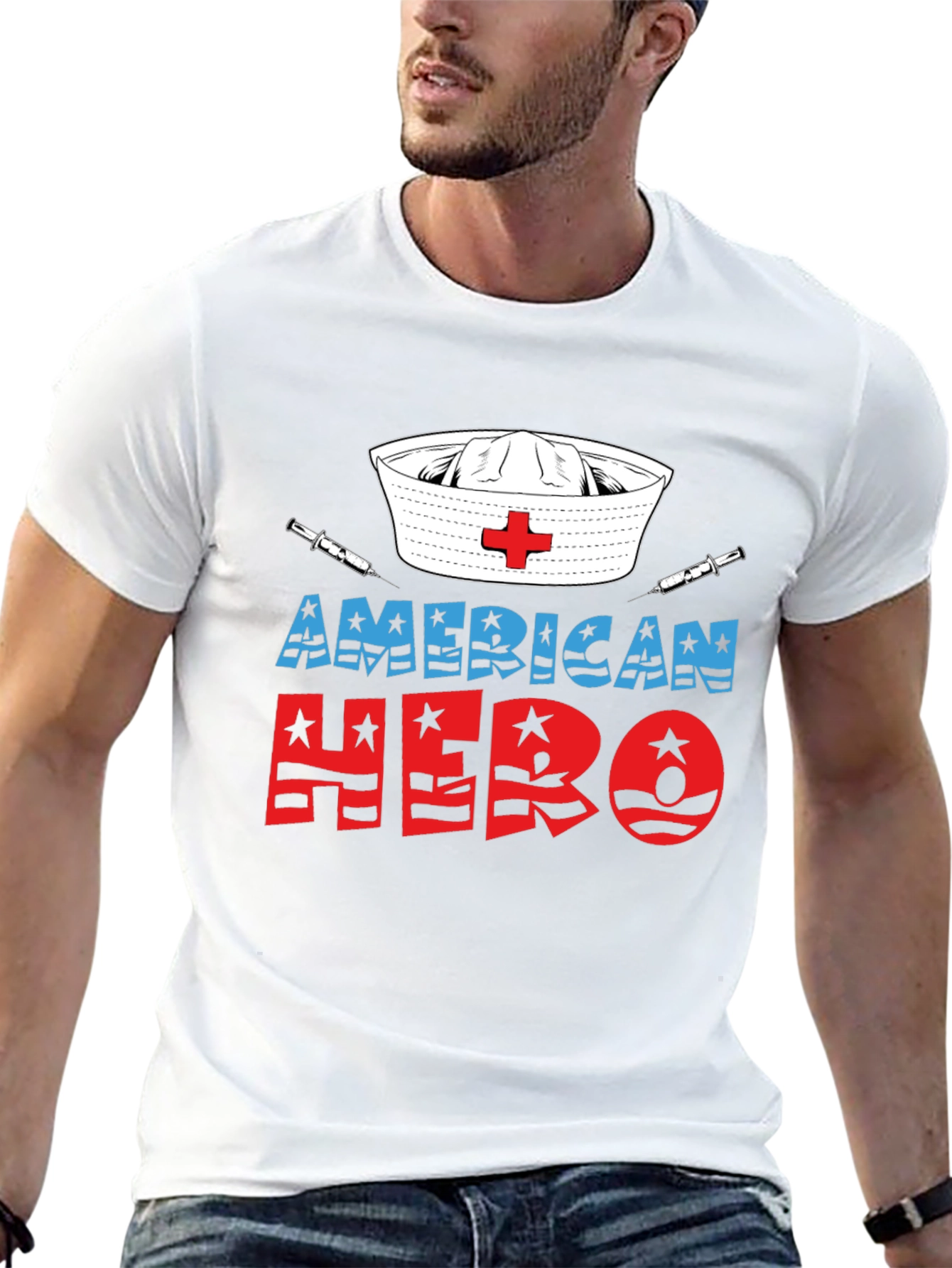 American Hero Nurse T-Shirt