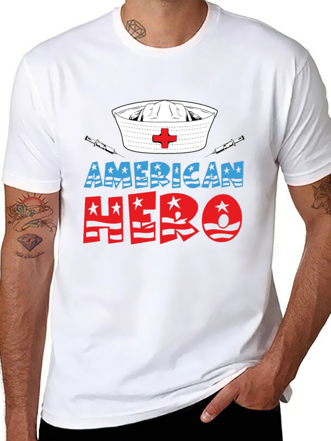 American Hero Nurse T-Shirt