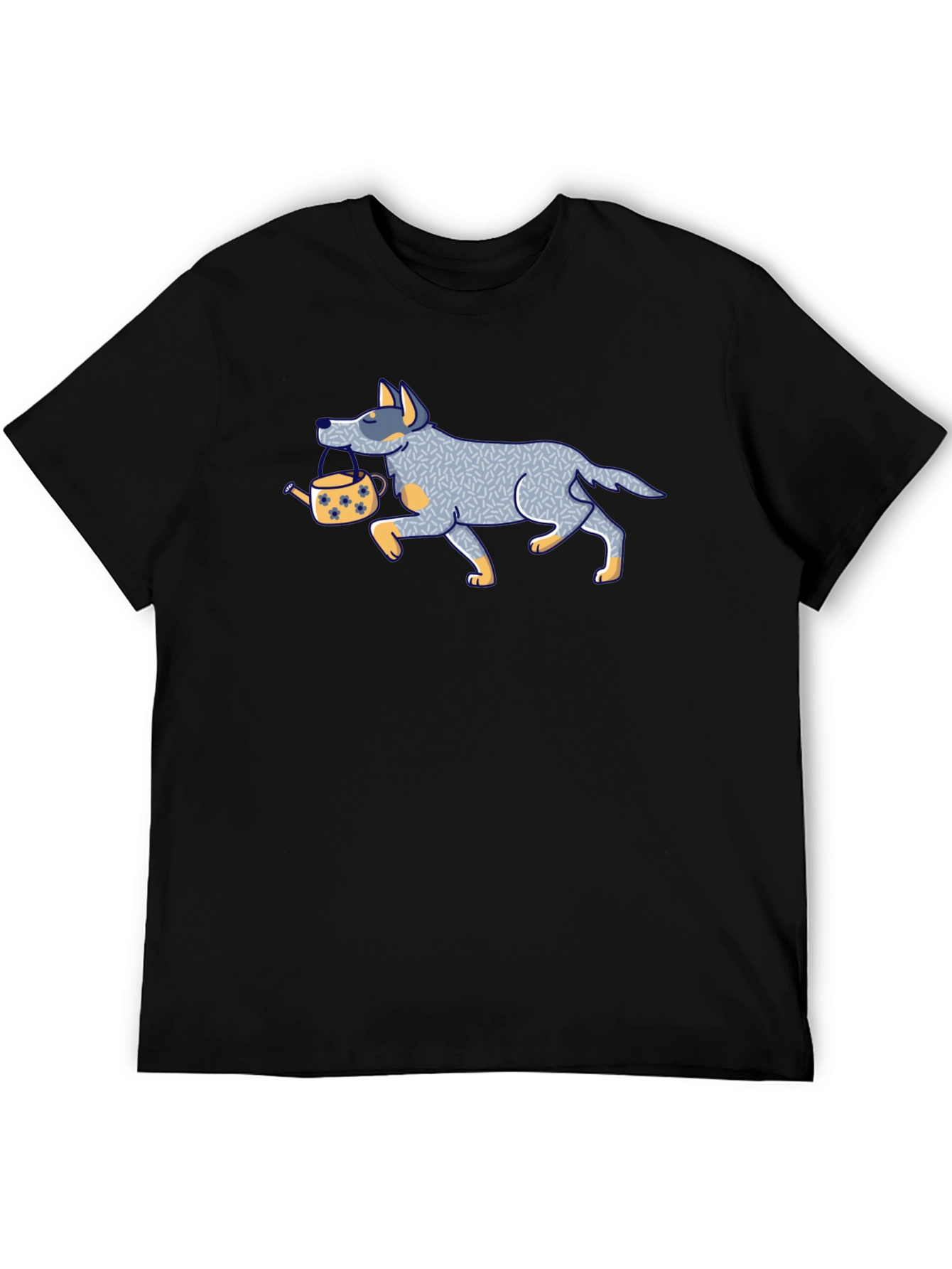 Dog with Teapot Graphic Tee