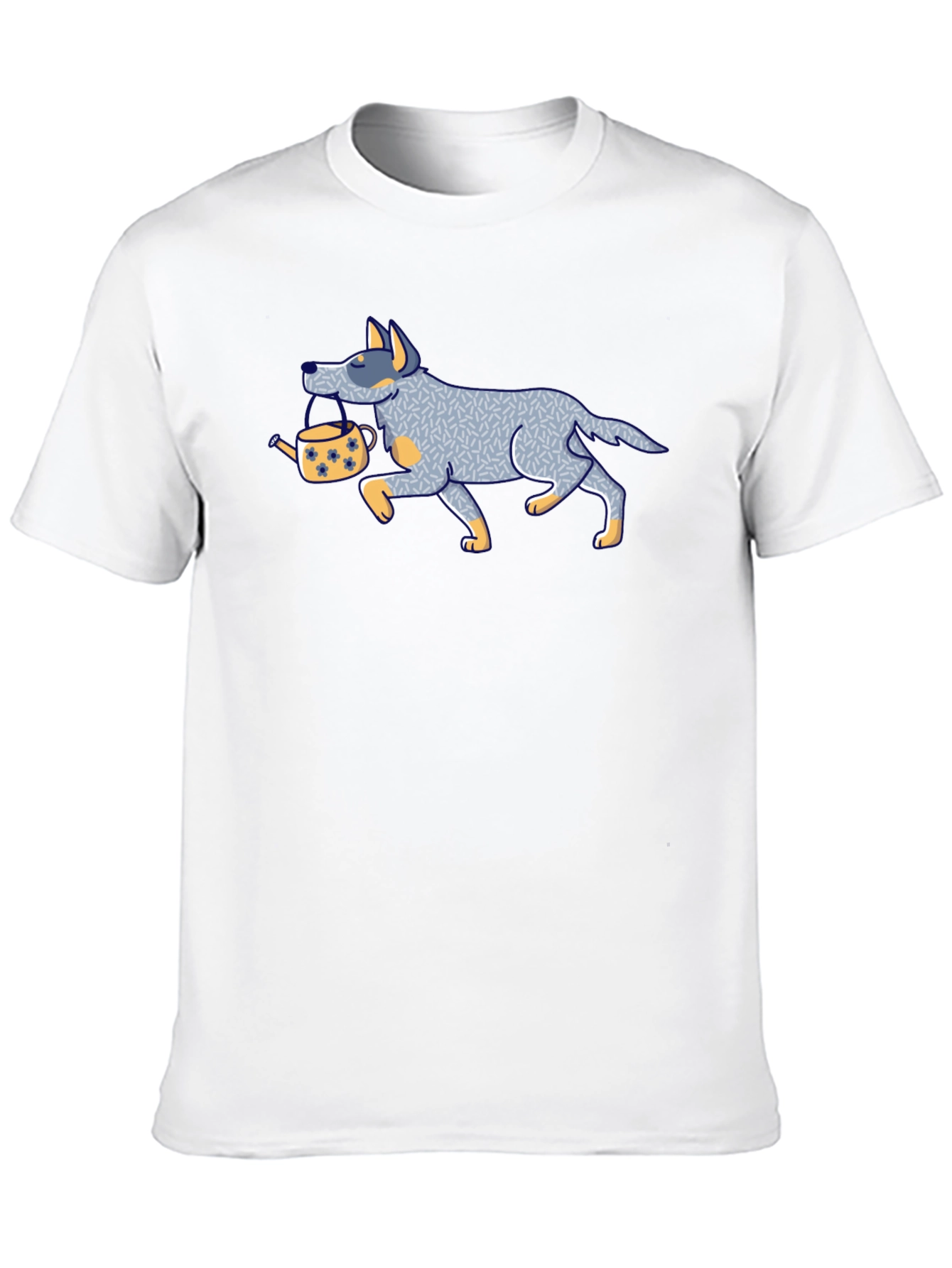 Dog with Teapot Graphic Tee