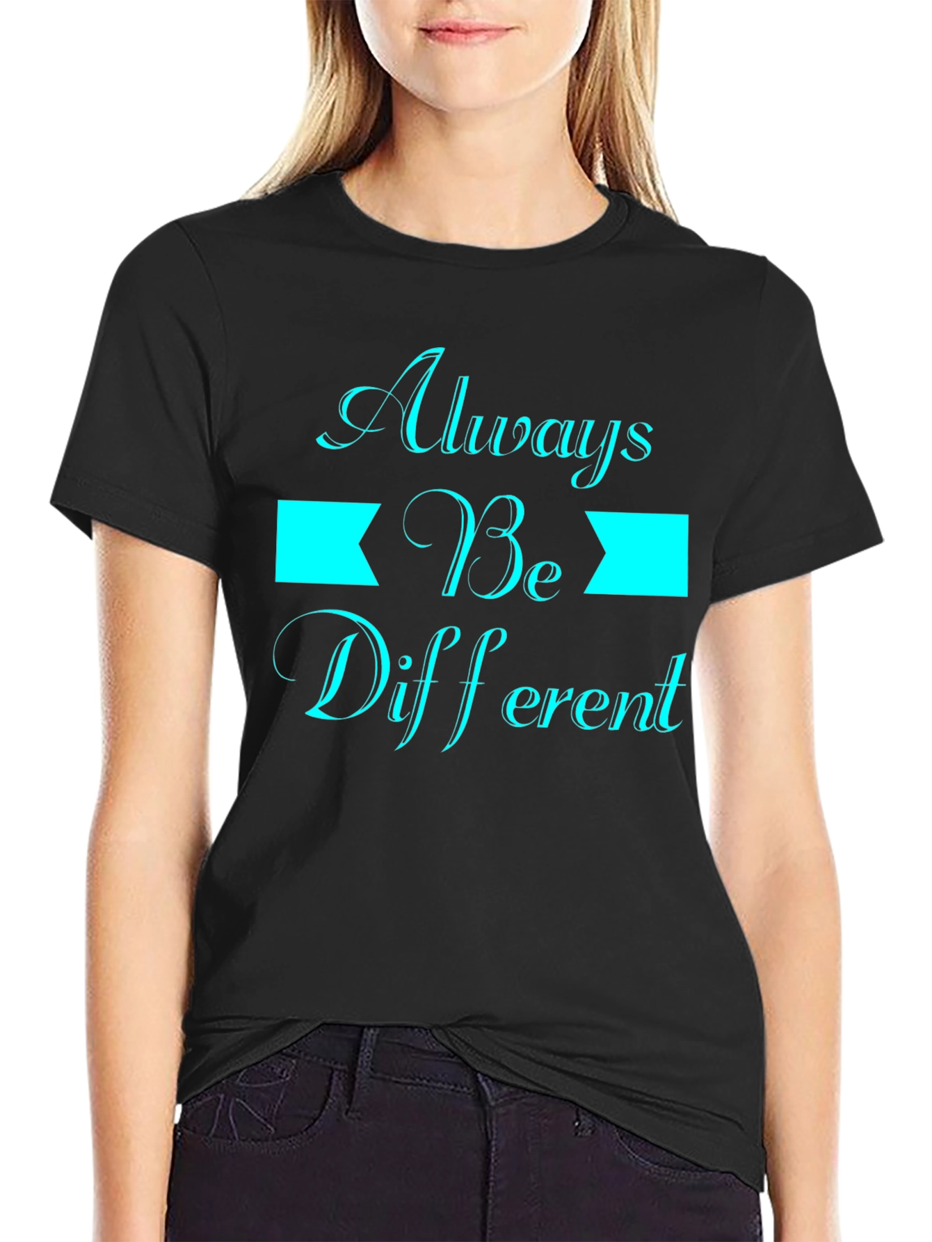 Always Be Different T-Shirt - Black