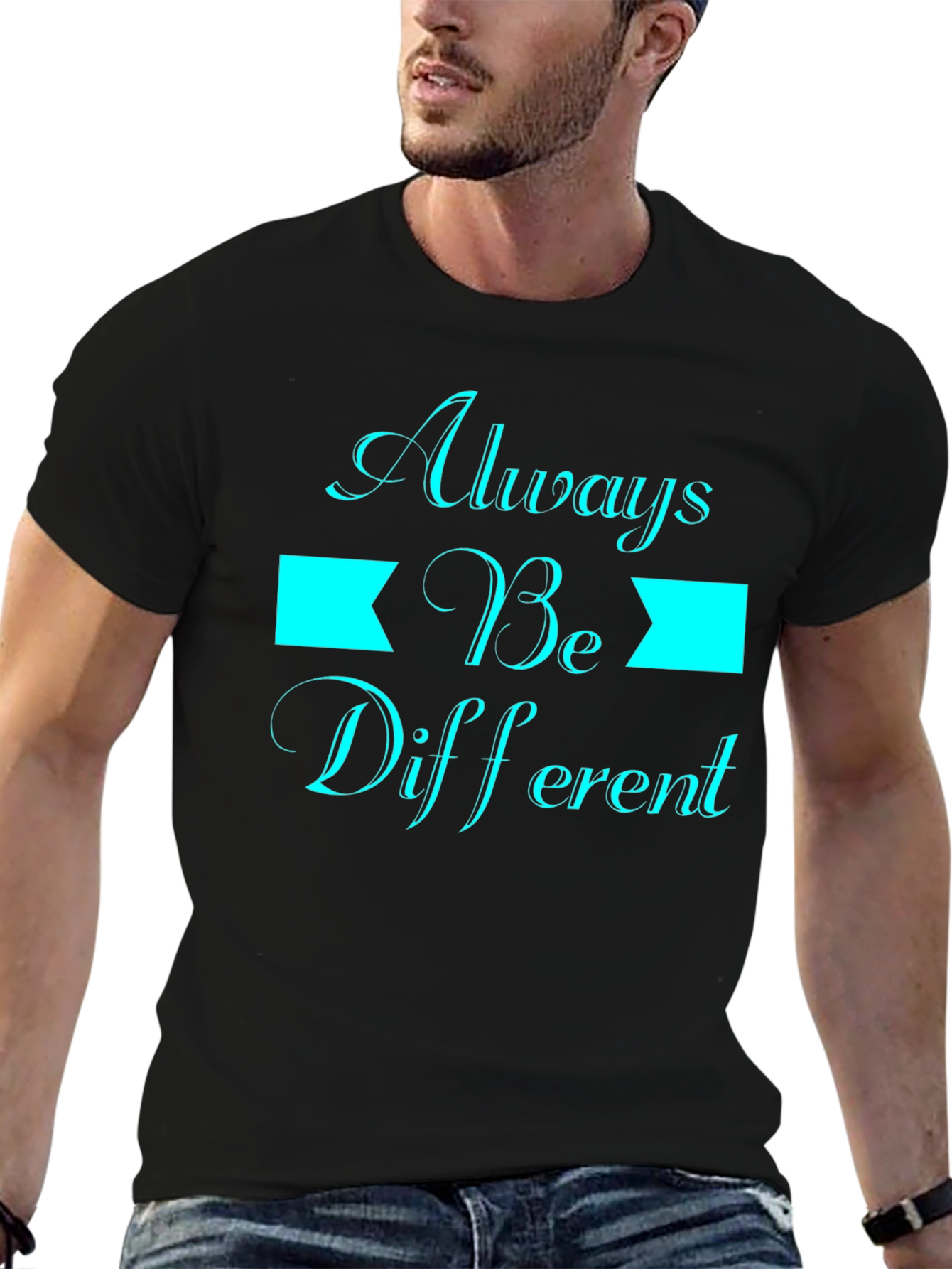 Always Be Different T-Shirt - Black