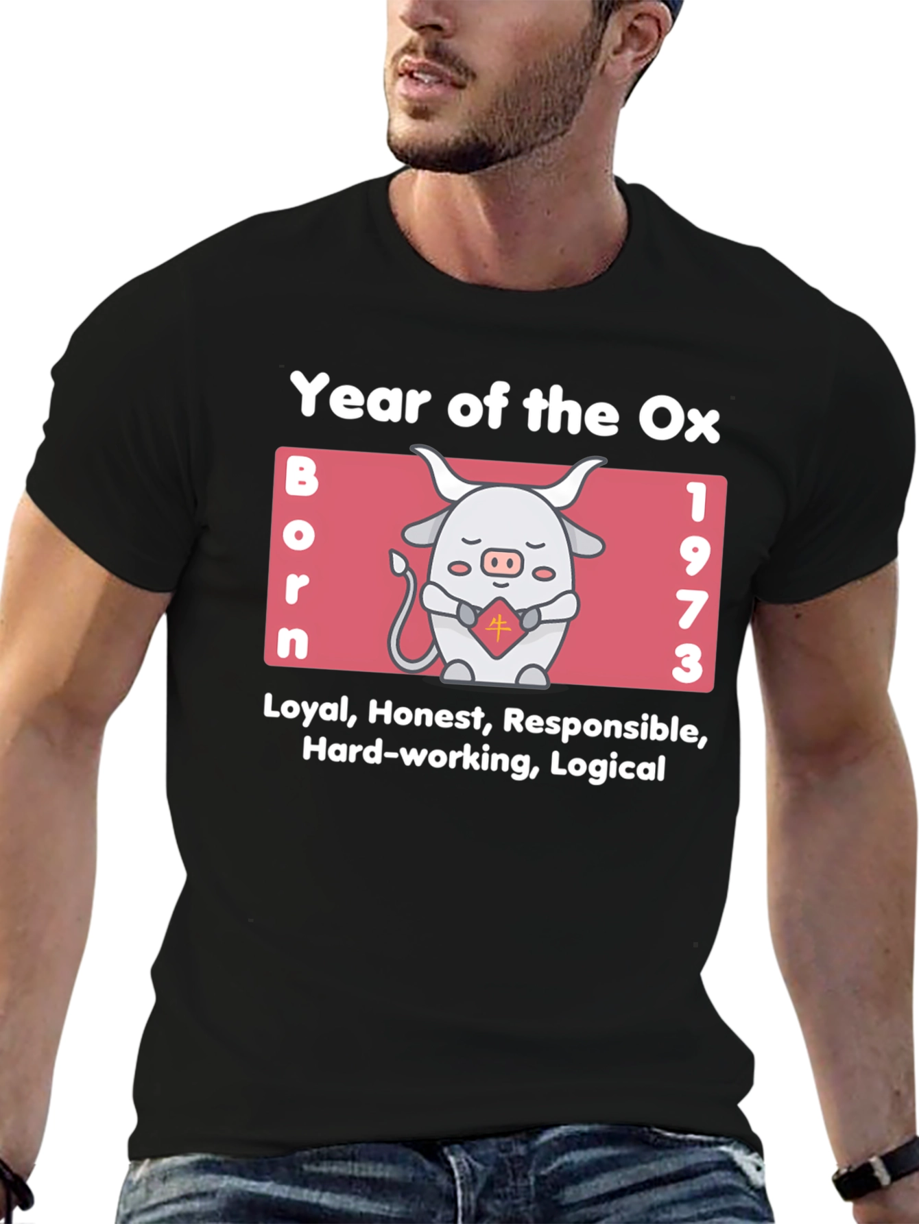 Year of the Ox 1973 Zodiac T-Shirt