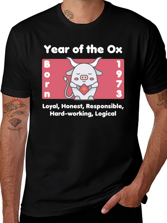 Year of the Ox 1973 Zodiac T-Shirt