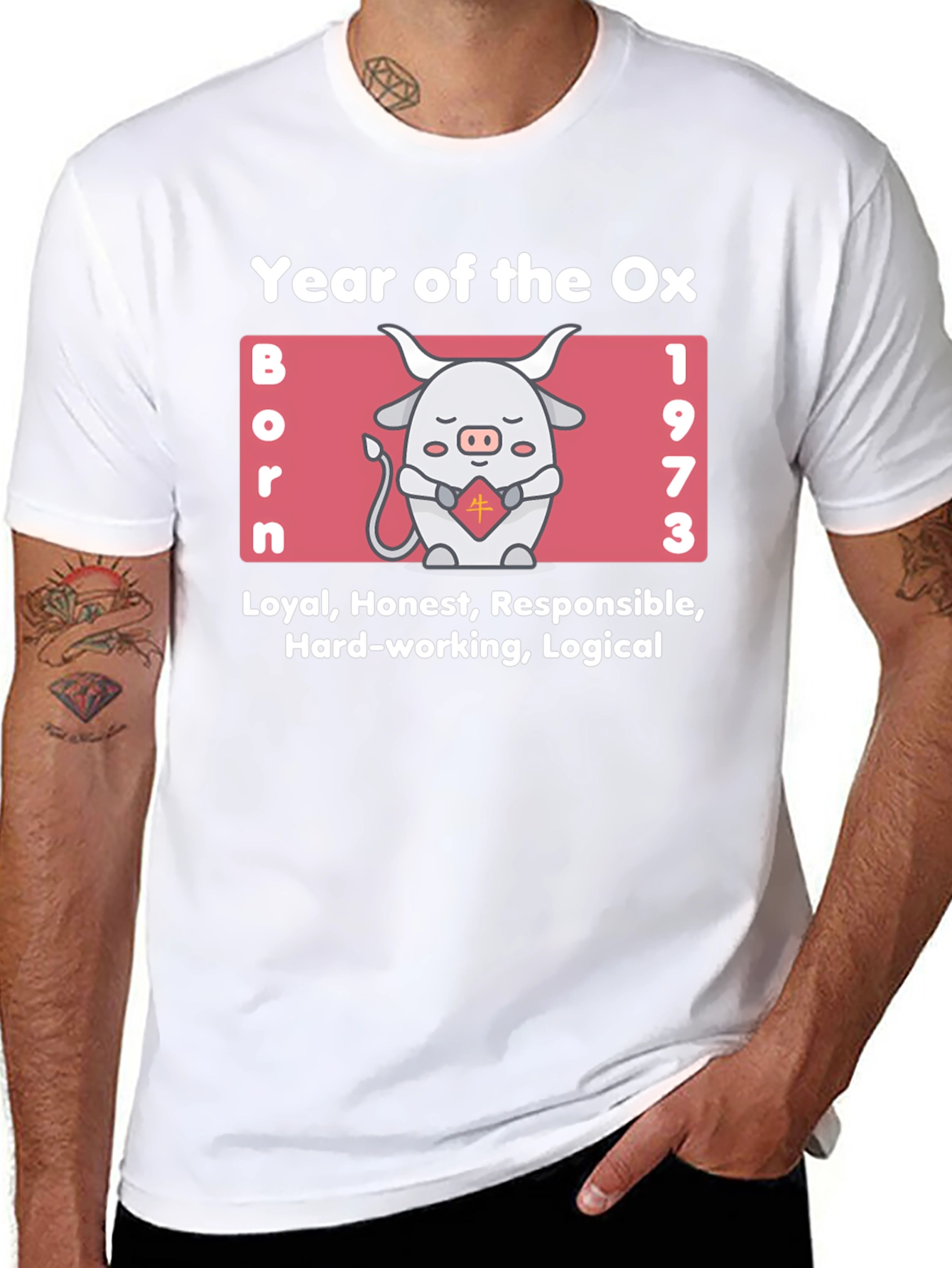 Year of the Ox 1973 Zodiac T-Shirt
