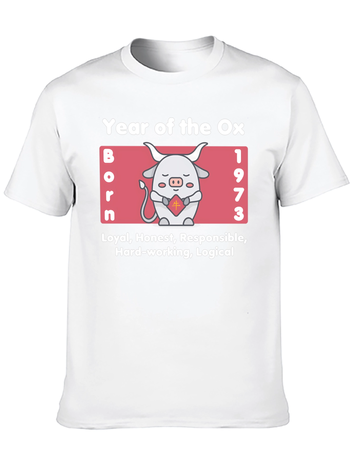 Year of the Ox 1973 Zodiac T-Shirt
