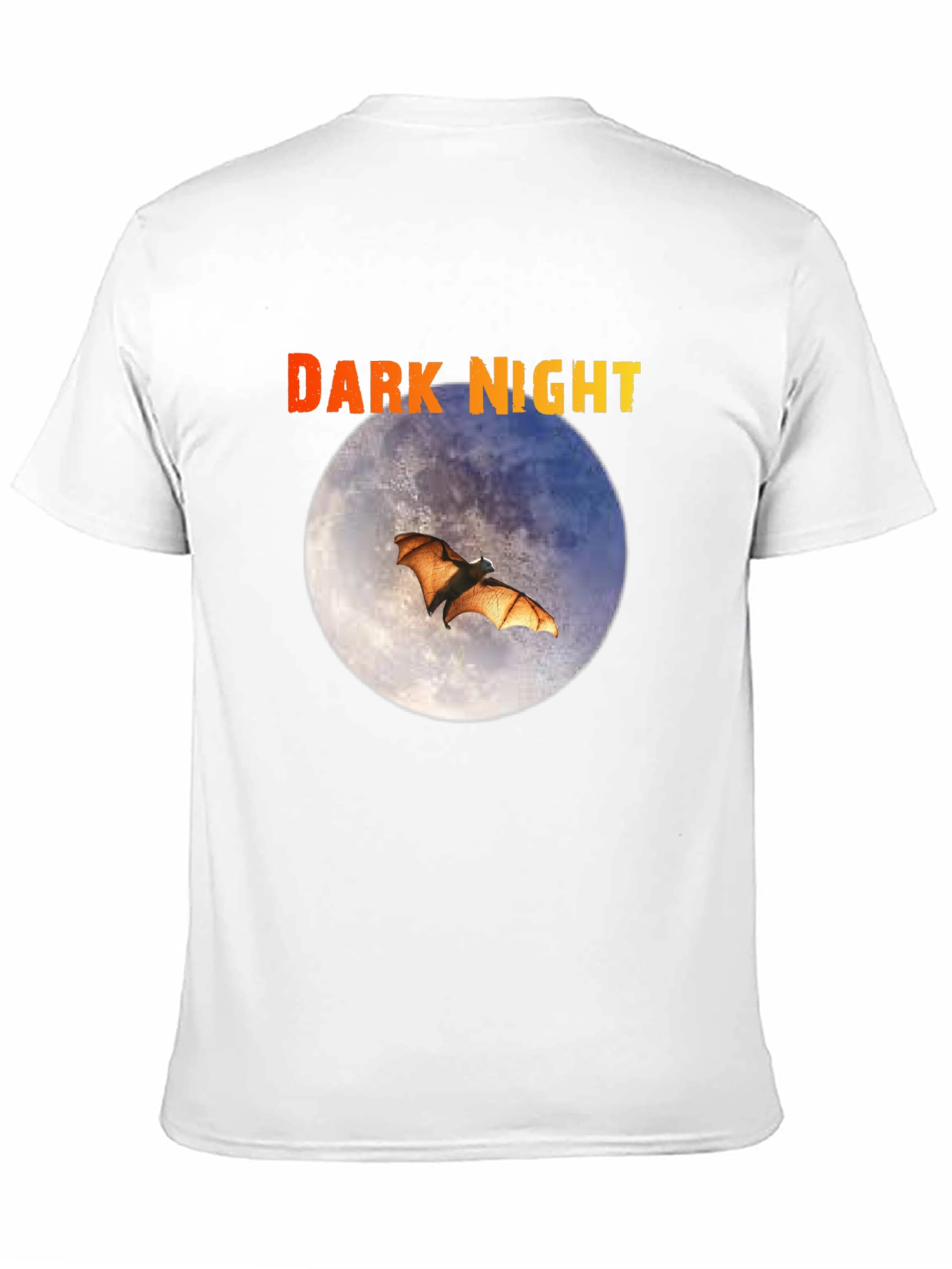 Dark Night Bat Moon Graphic Tee