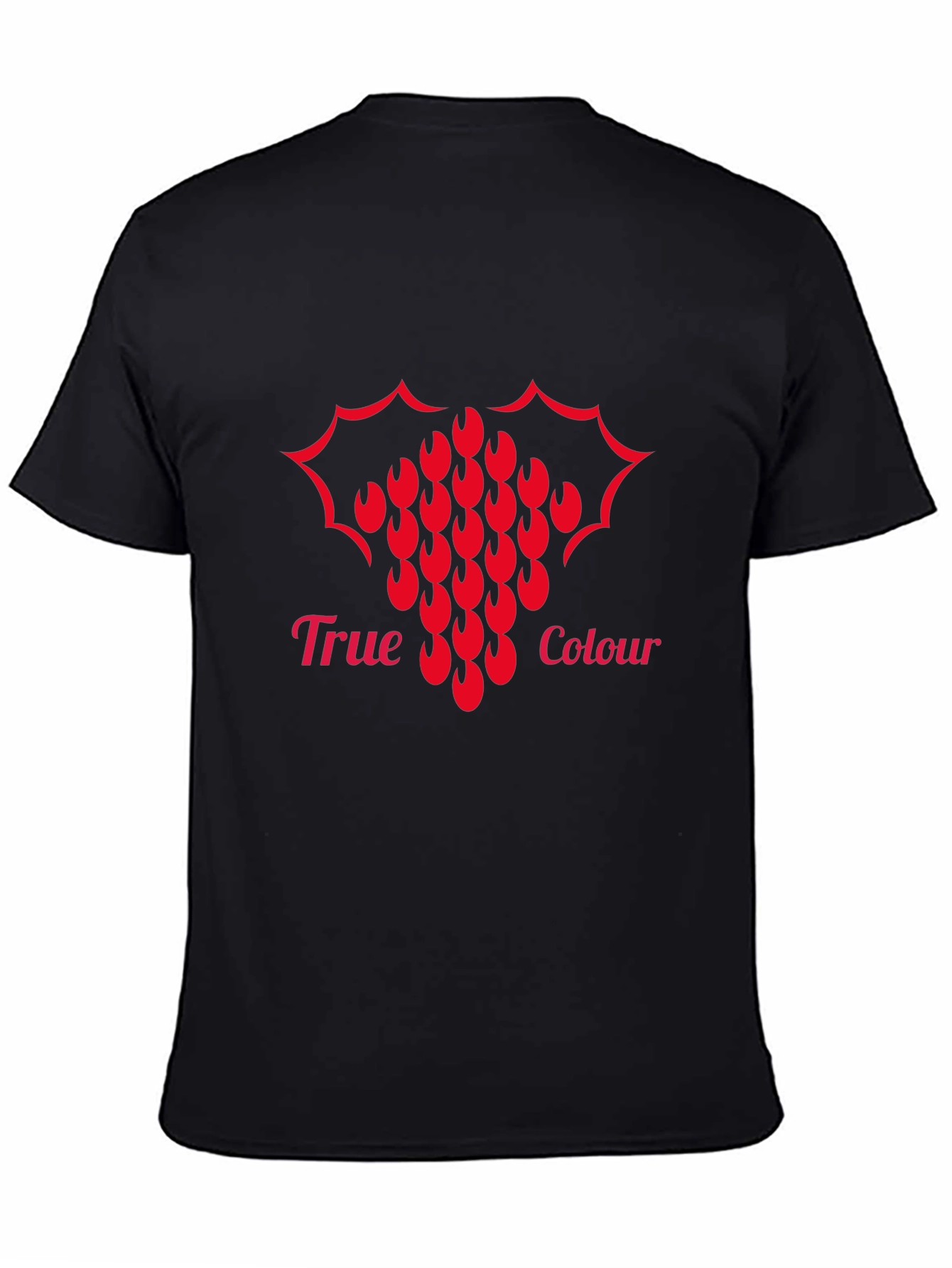 True Colour Graphic Tee - Bold Red Design