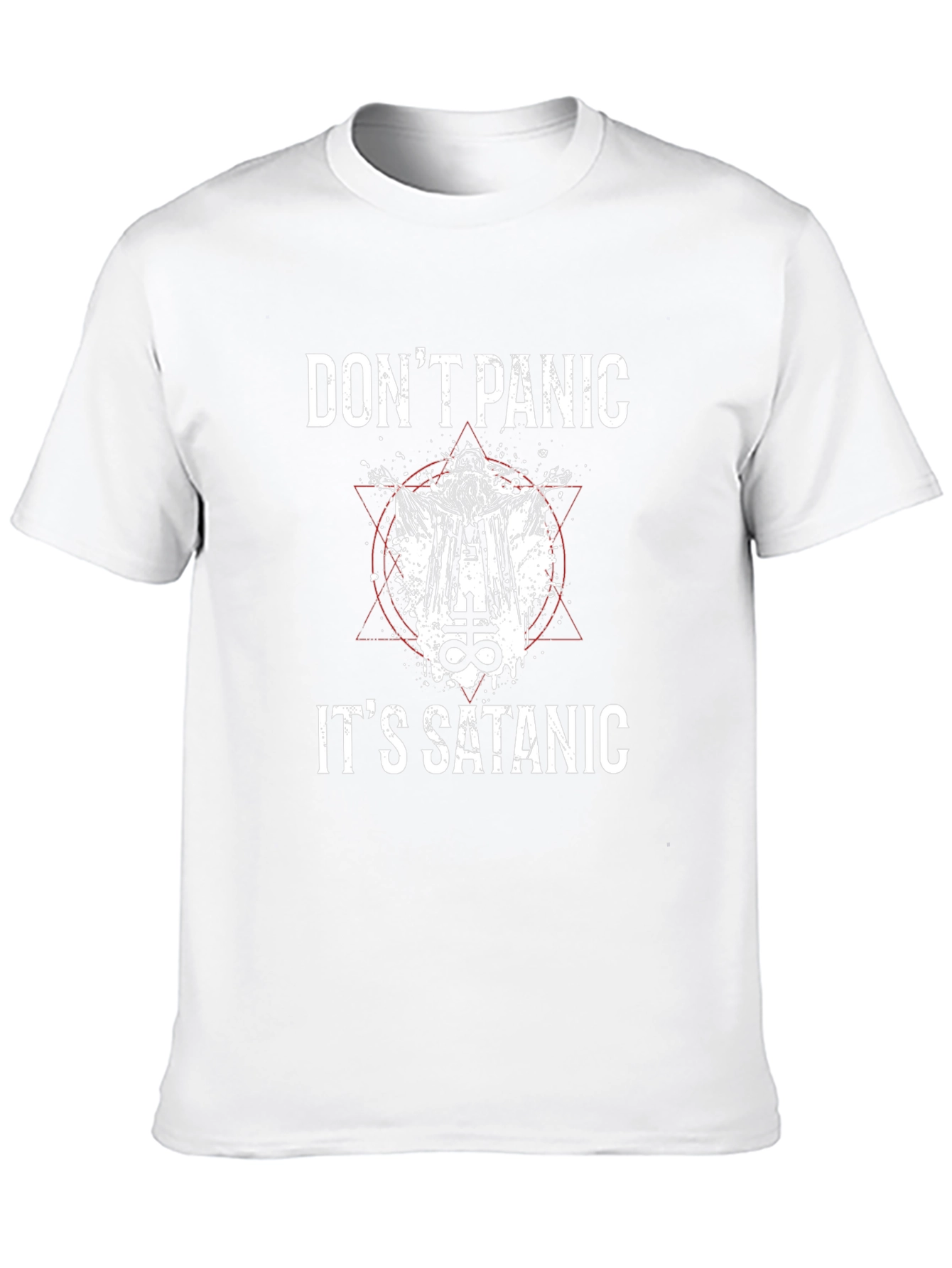 Dont Panic Its Satanic Graphic Tee