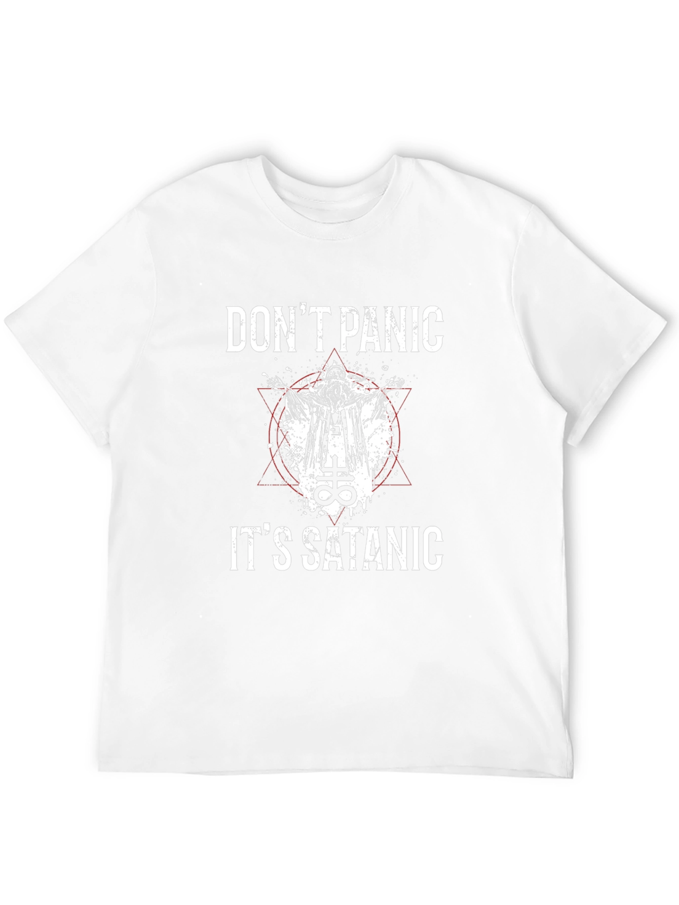 Dont Panic Its Satanic Graphic Tee