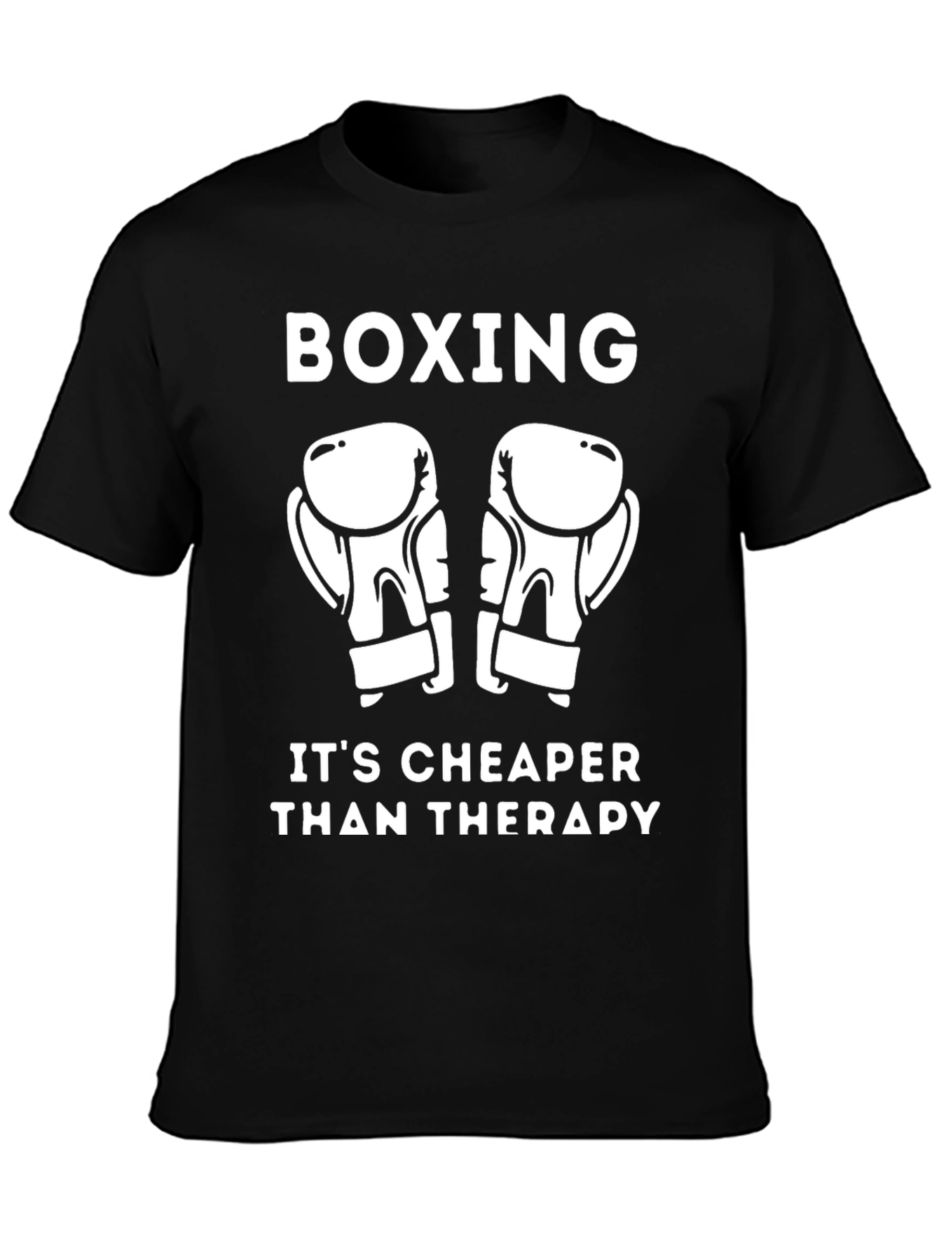Boxing Therapy T-Shirt - Funny Workout Tee