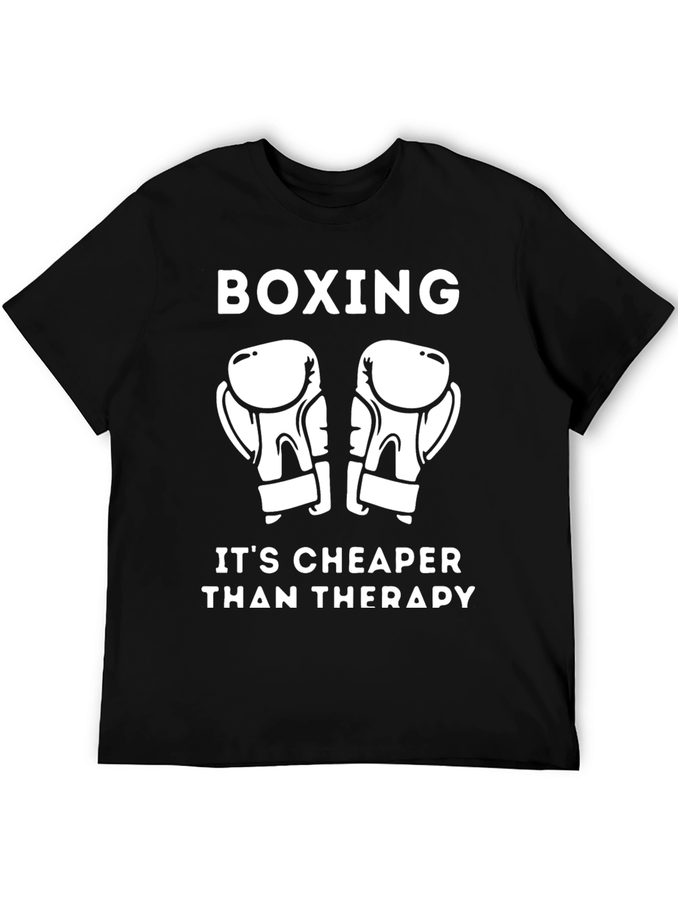 Boxing Therapy T-Shirt - Funny Workout Tee