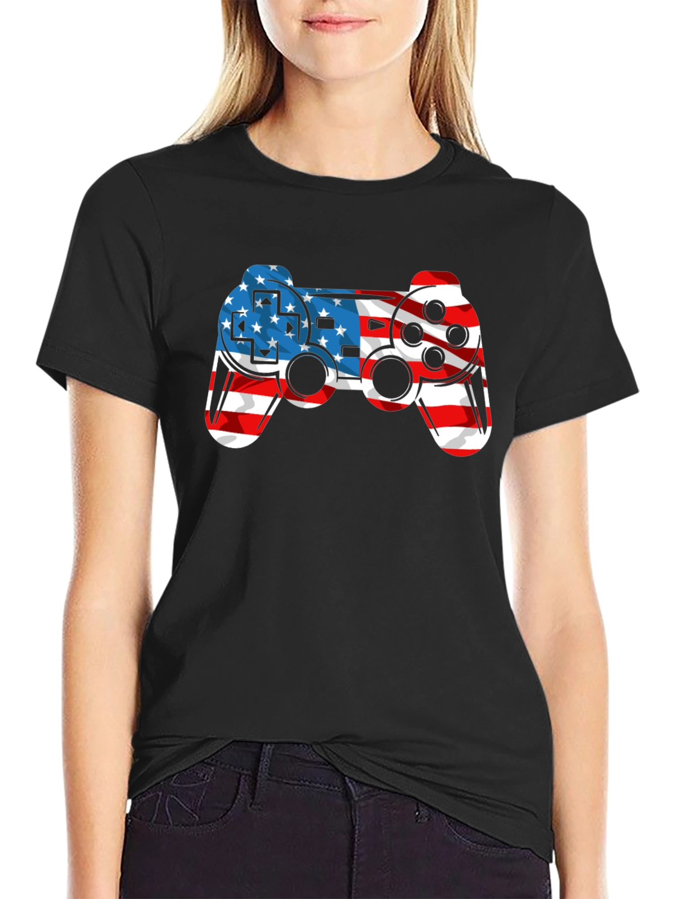 American Flag Gaming T-Shirt