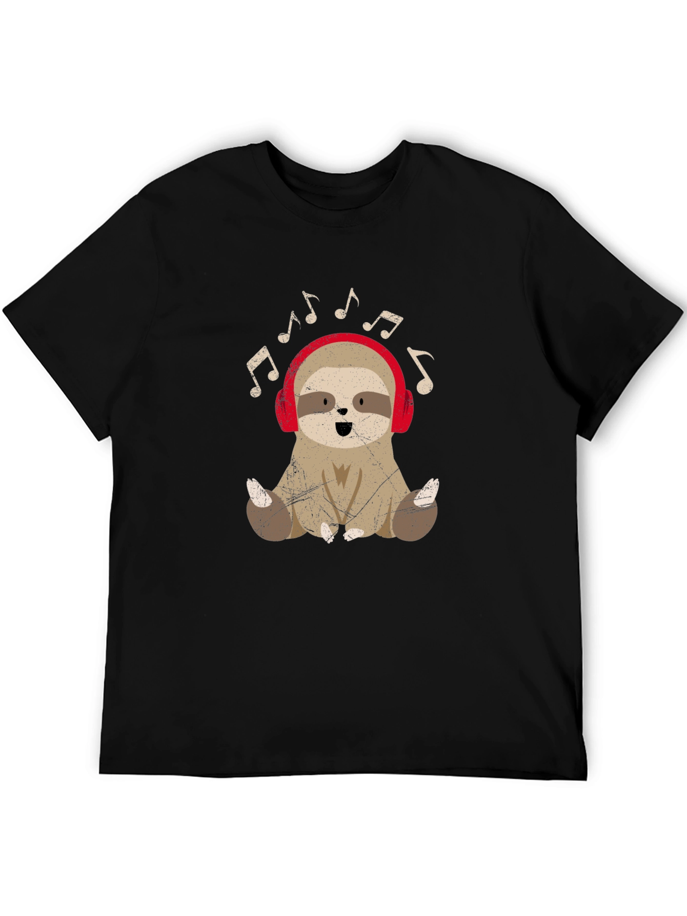 Sloth Music Lover T-Shirt - Cute Animal Tee