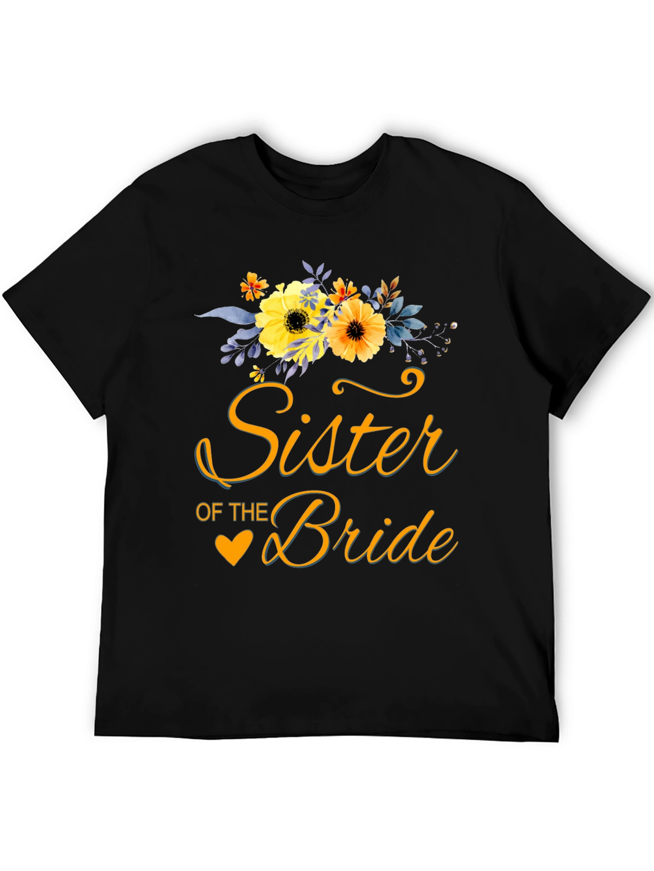 Sister of the Bride Floral T-Shirt