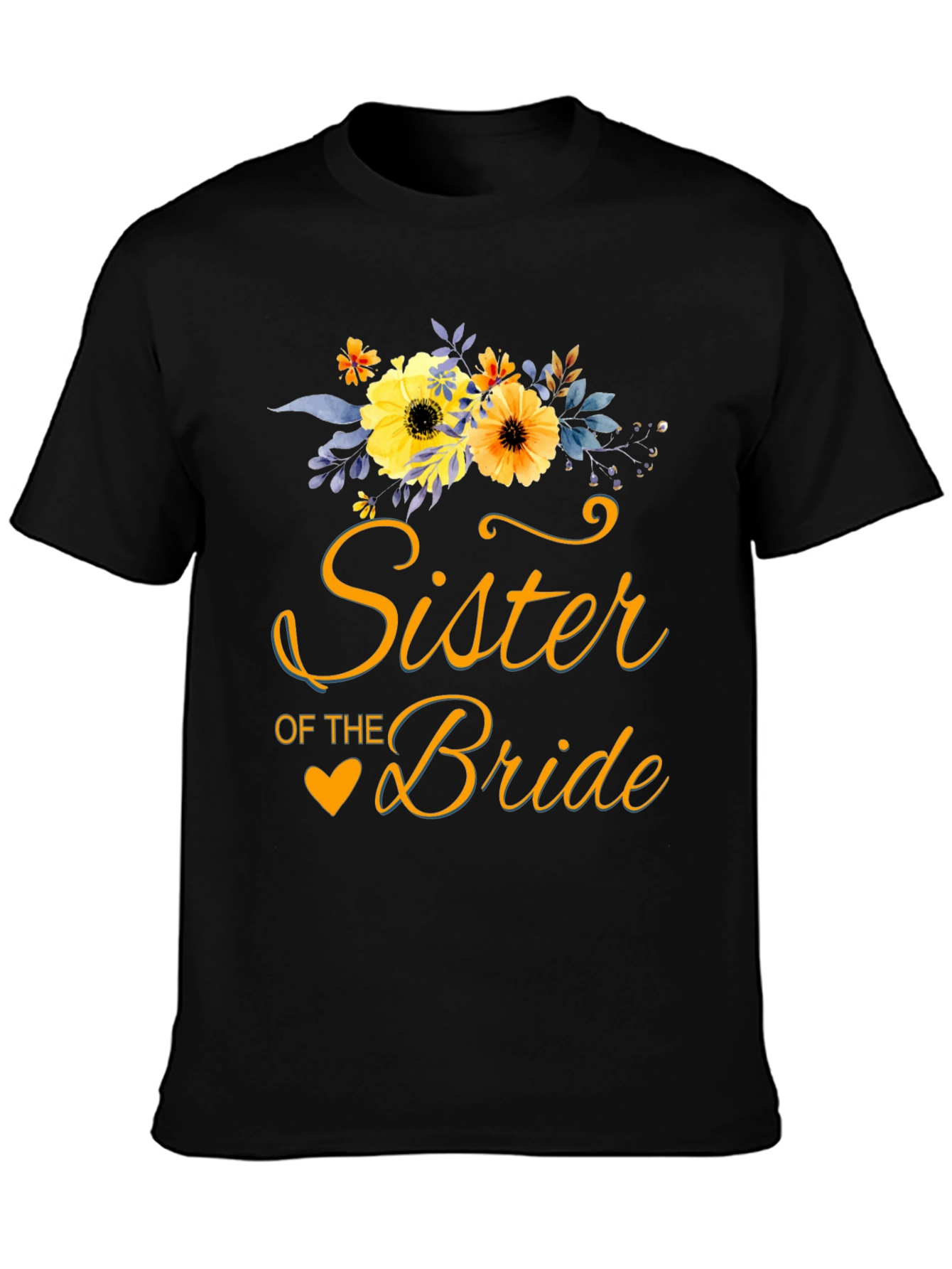 Sister of the Bride Floral T-Shirt