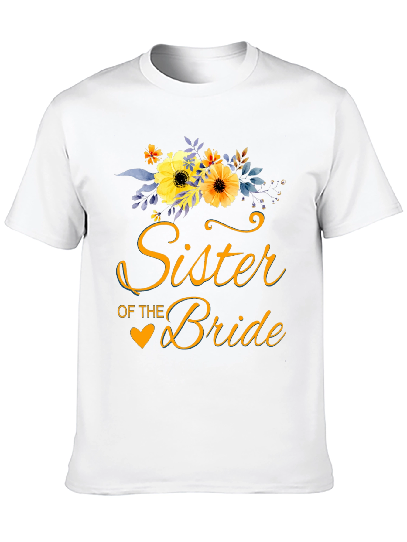 Sister of the Bride Floral T-Shirt