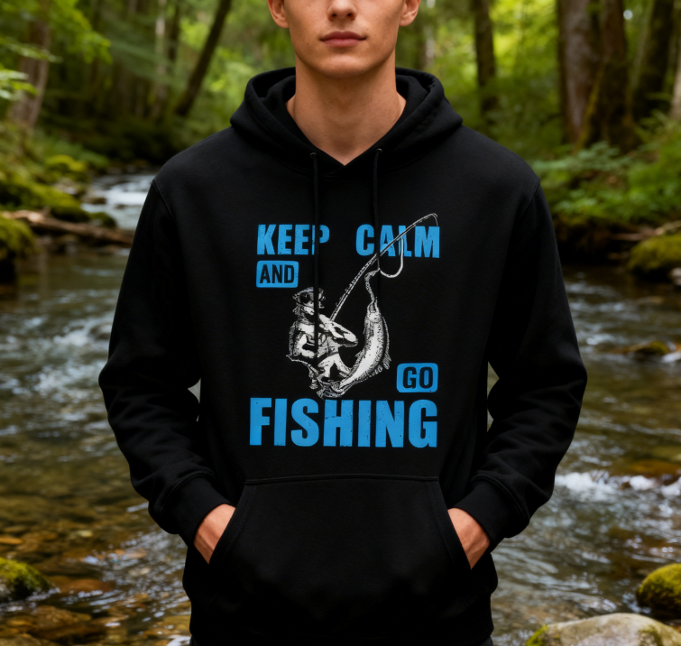 Outdoor Sports Fishing Quote Sweatshirt
