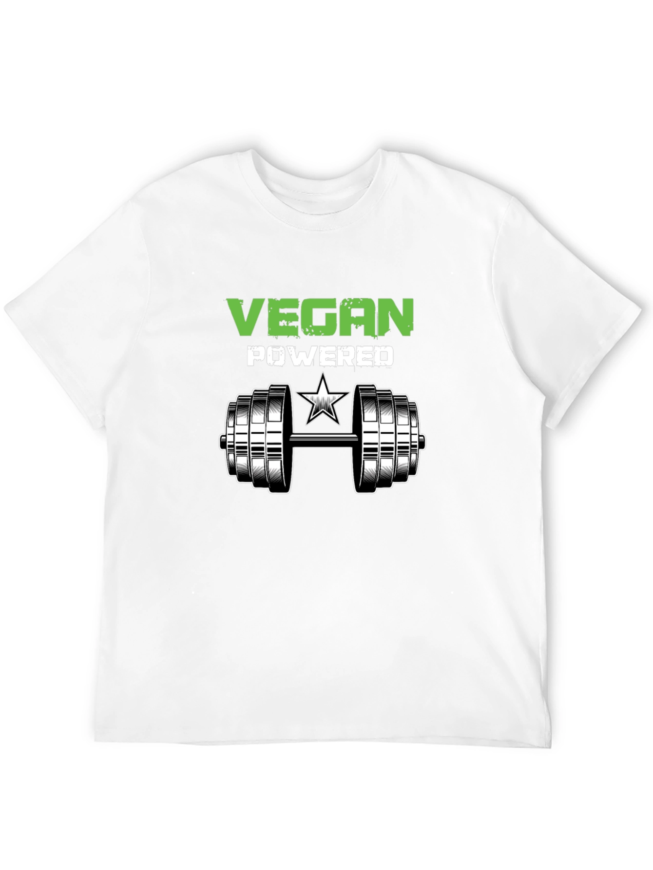 Vegan Powered Workout T-Shirt - Black