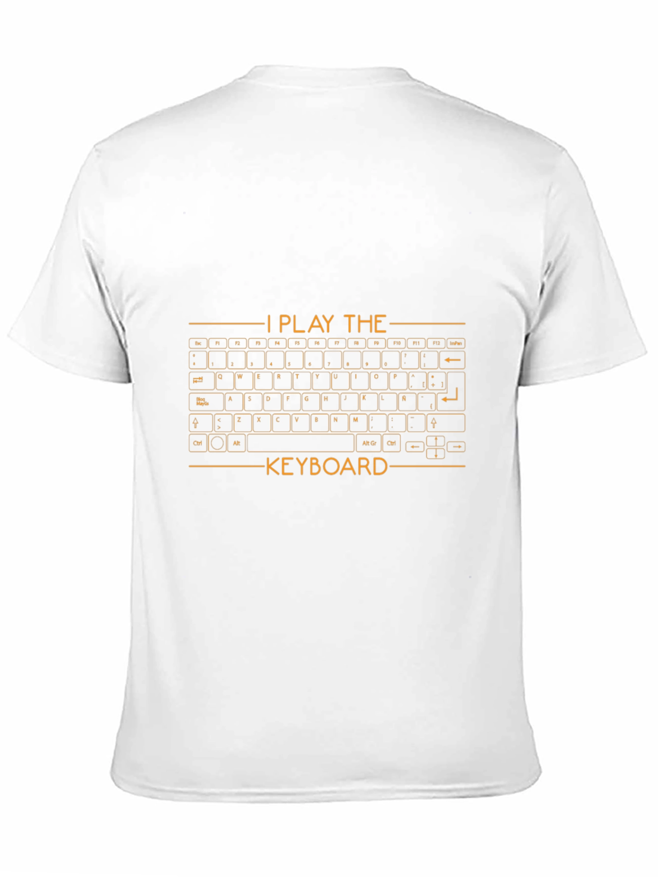 I Play the Keyboard Graphic T-Shirt - Musician Gift