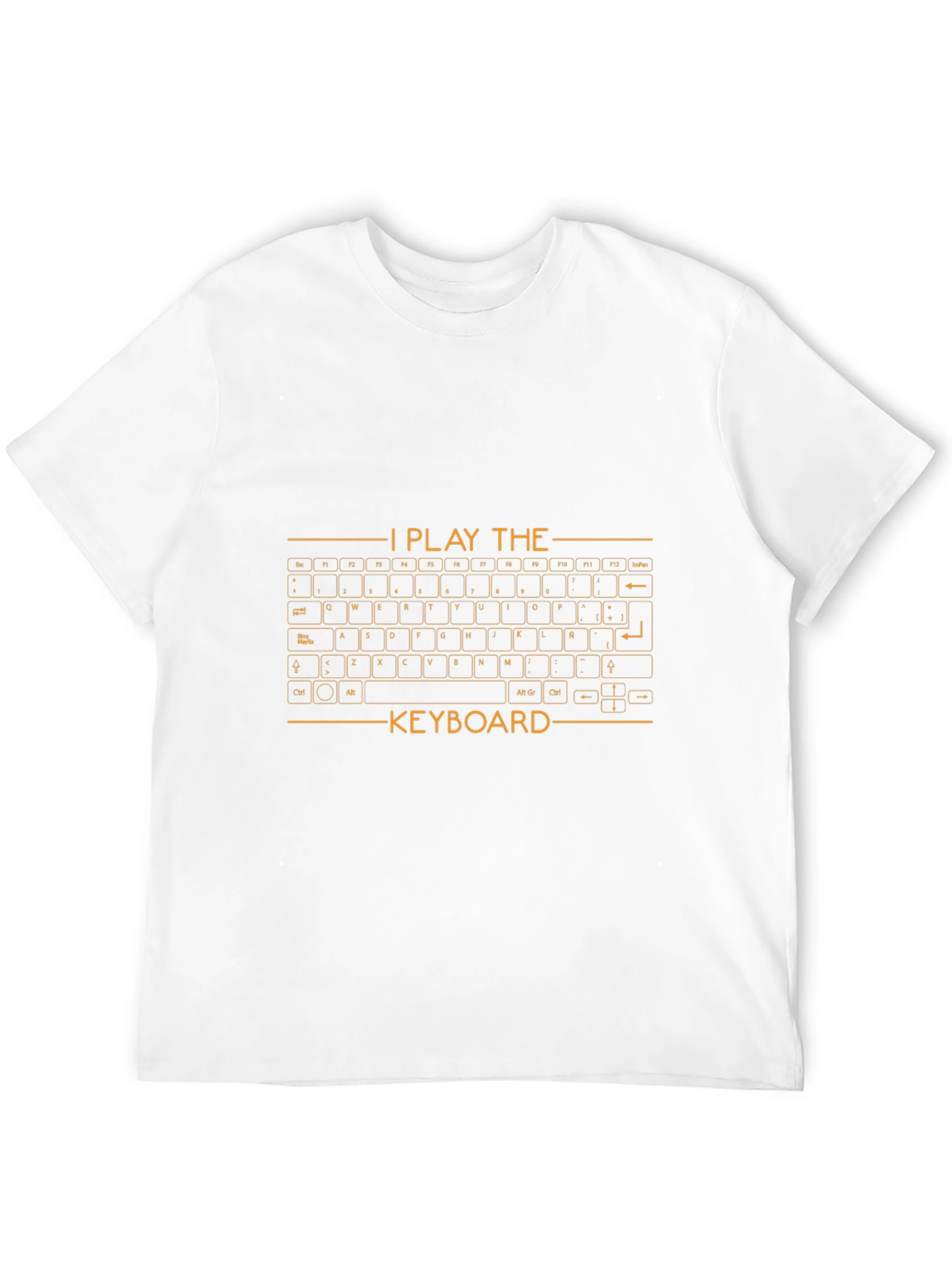 I Play the Keyboard Graphic T-Shirt - Musician Gift
