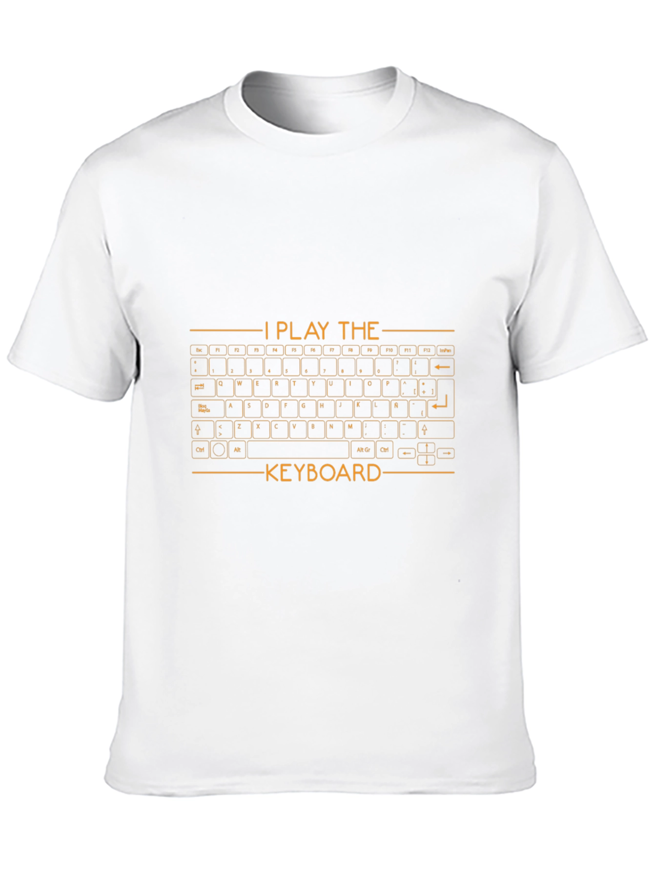 I Play the Keyboard Graphic T-Shirt - Musician Gift