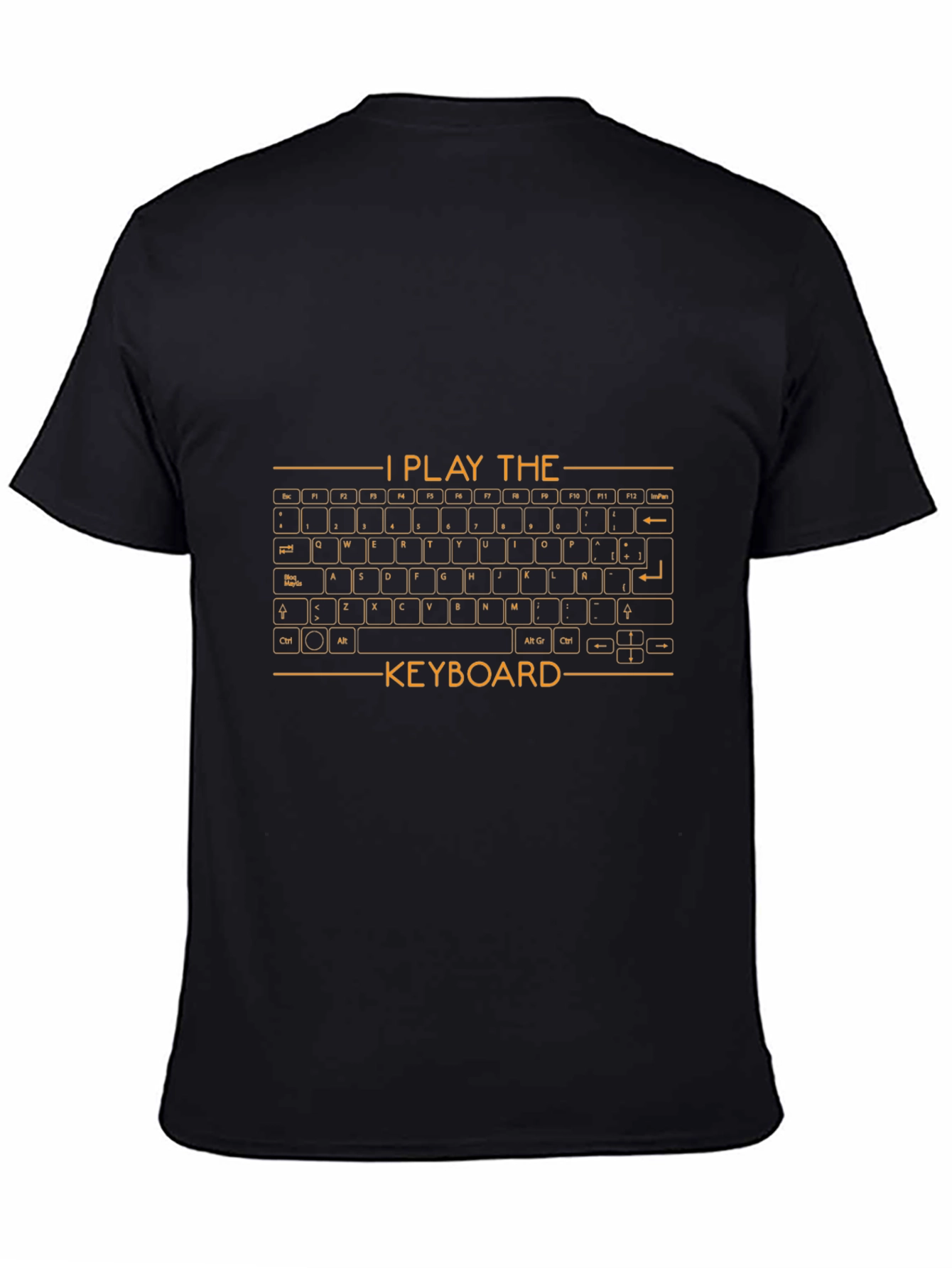 I Play the Keyboard Graphic T-Shirt - Musician Gift