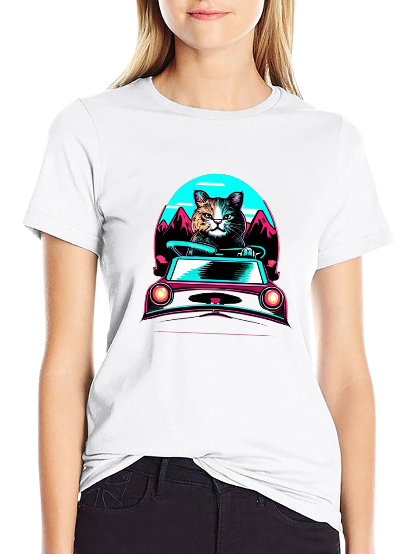 Cat Driver T-Shirt