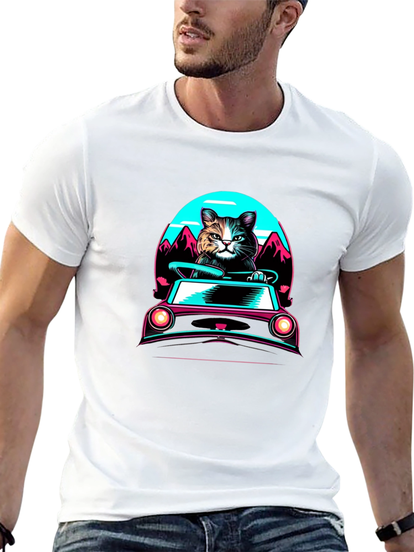 Cat Driver T-Shirt