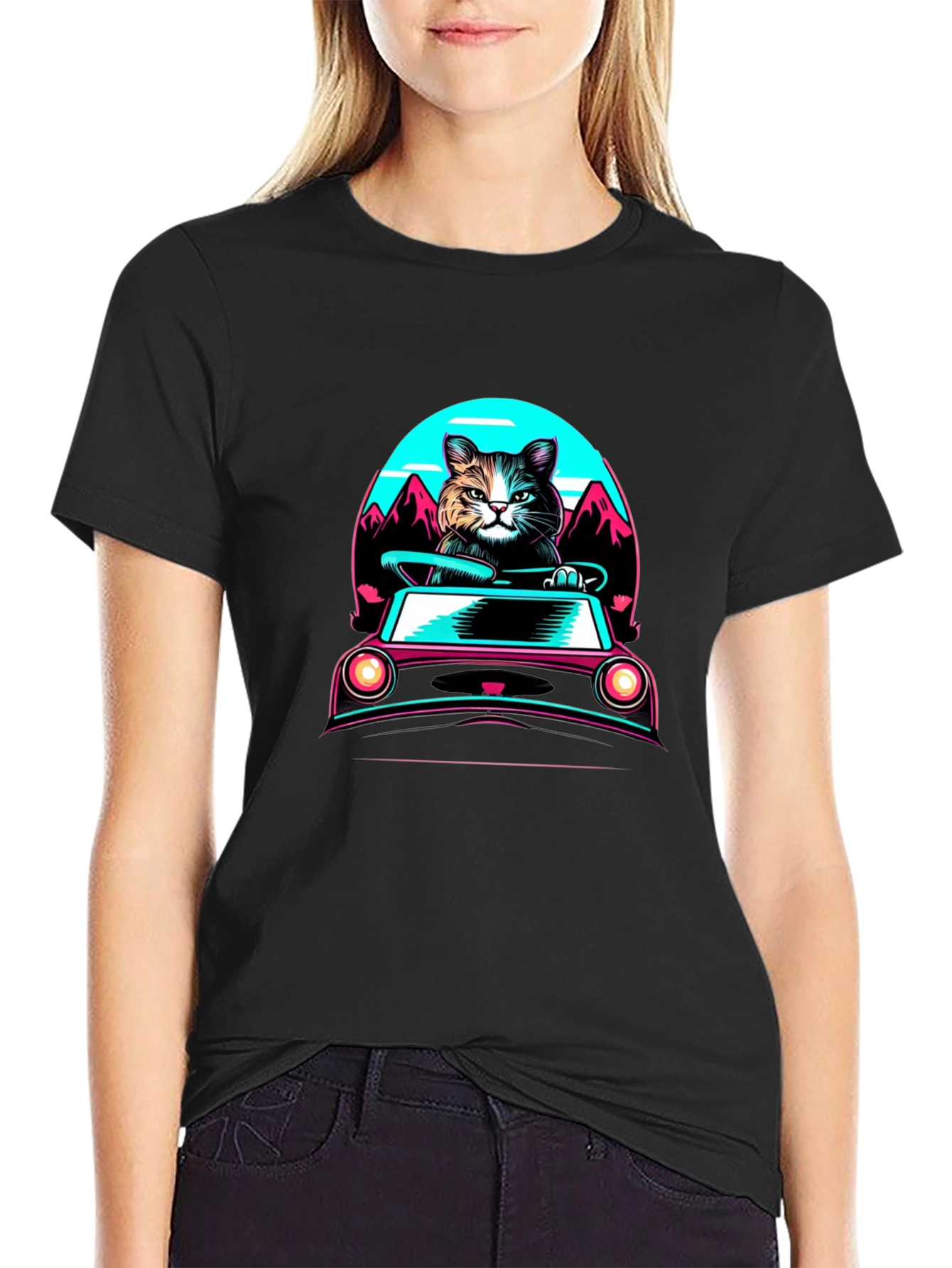 Cat Driver T-Shirt