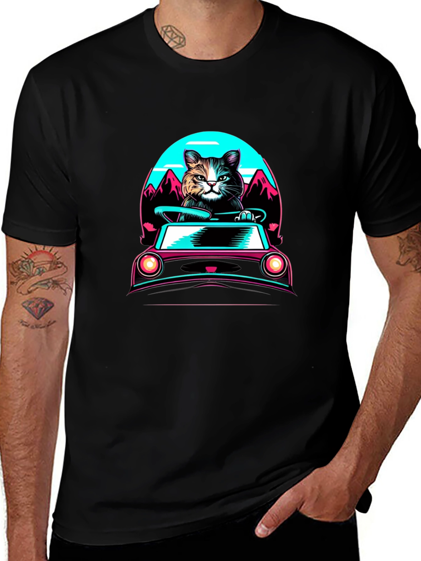 Cat Driver T-Shirt