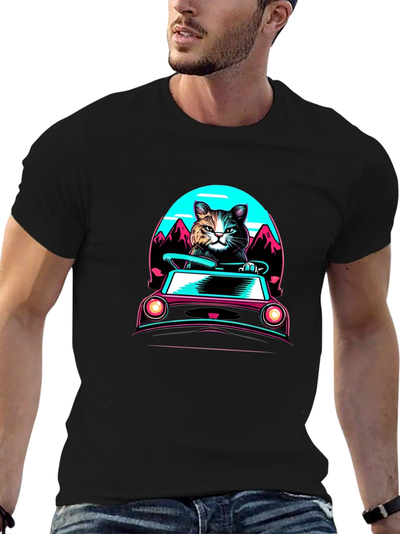 Cat Driver T-Shirt