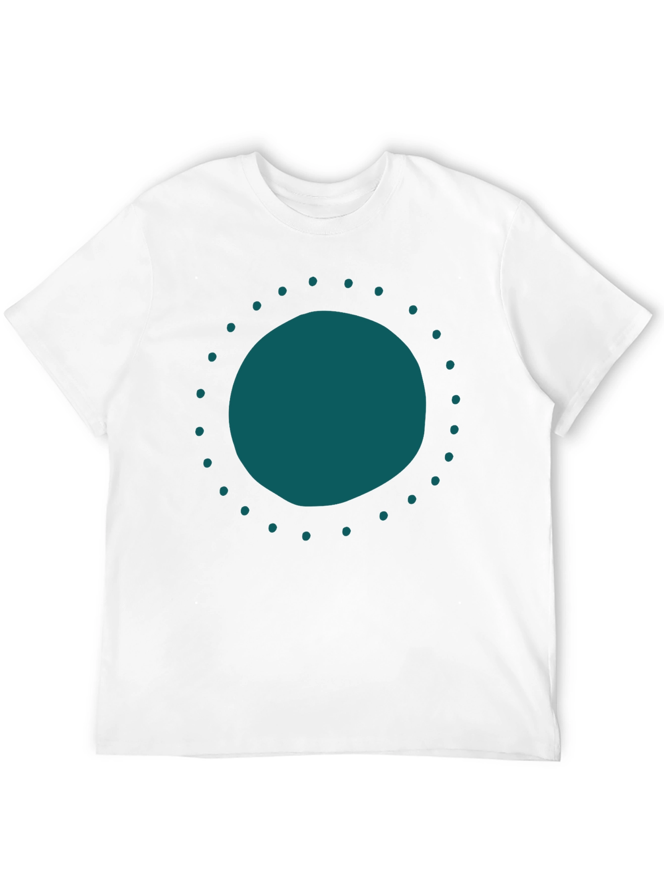 Modern Circle Graphic Tee - Stylish Casual Wear