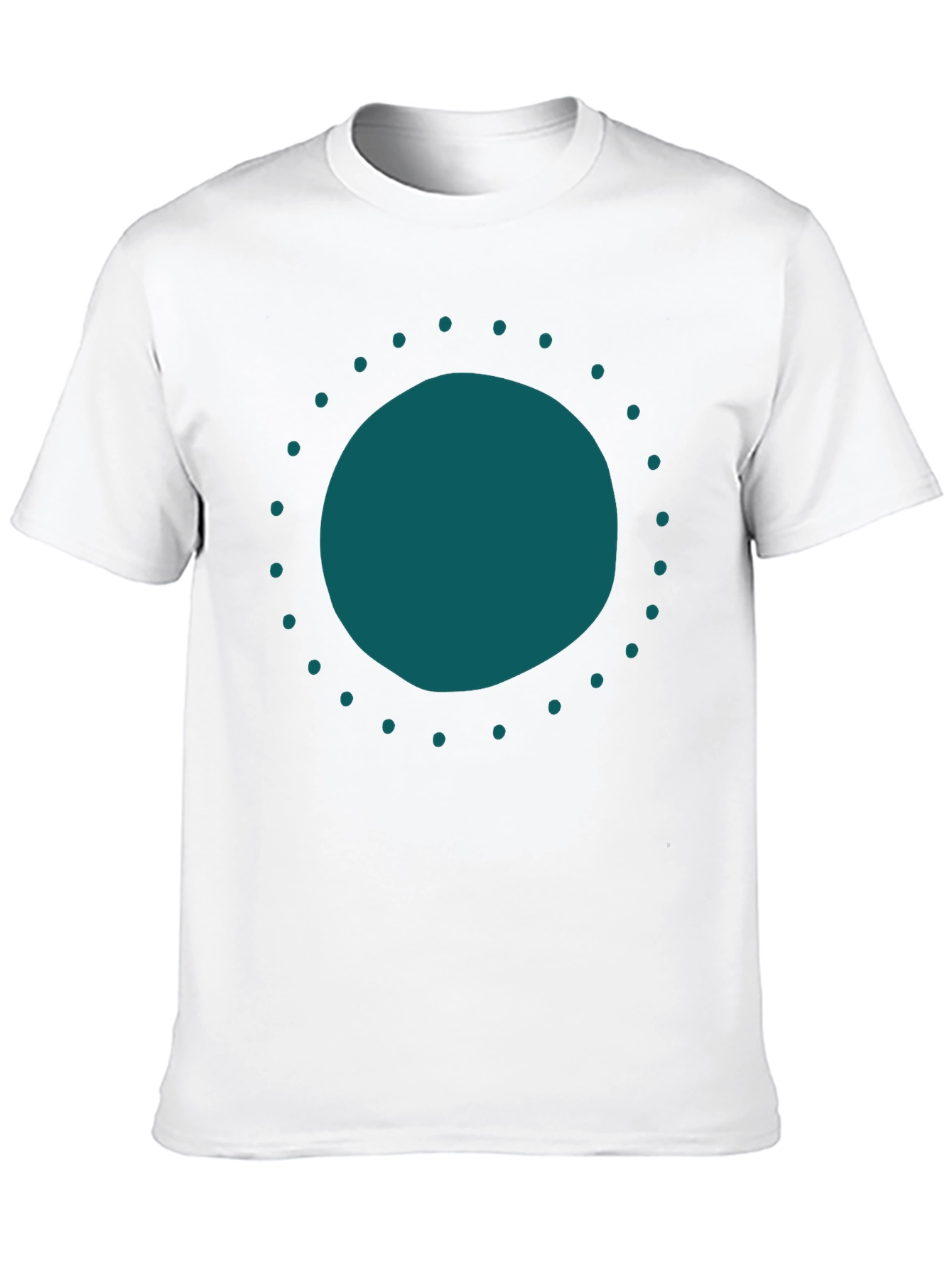 Modern Circle Graphic Tee - Stylish Casual Wear