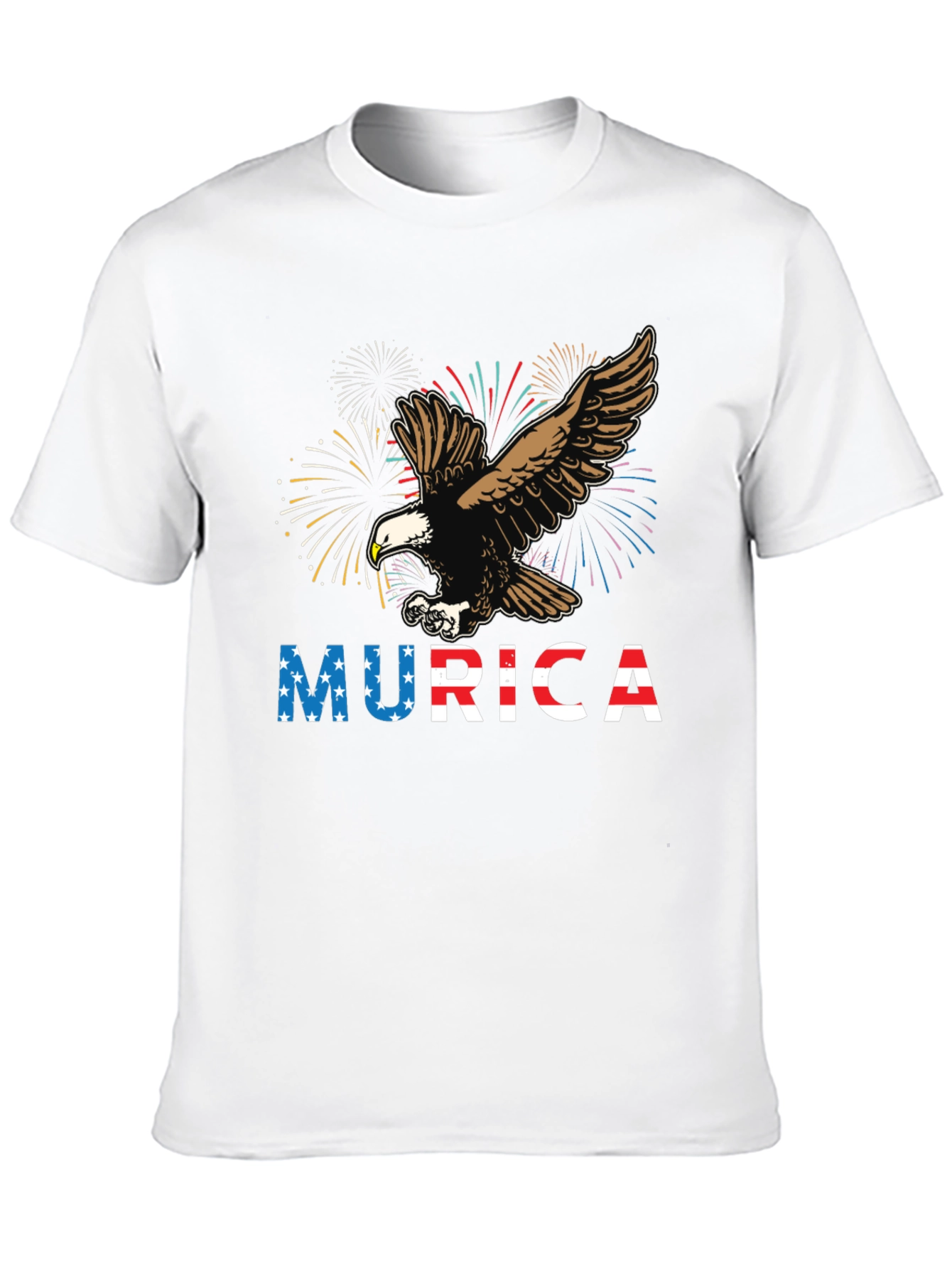 American Eagle Fireworks Graphic Tee