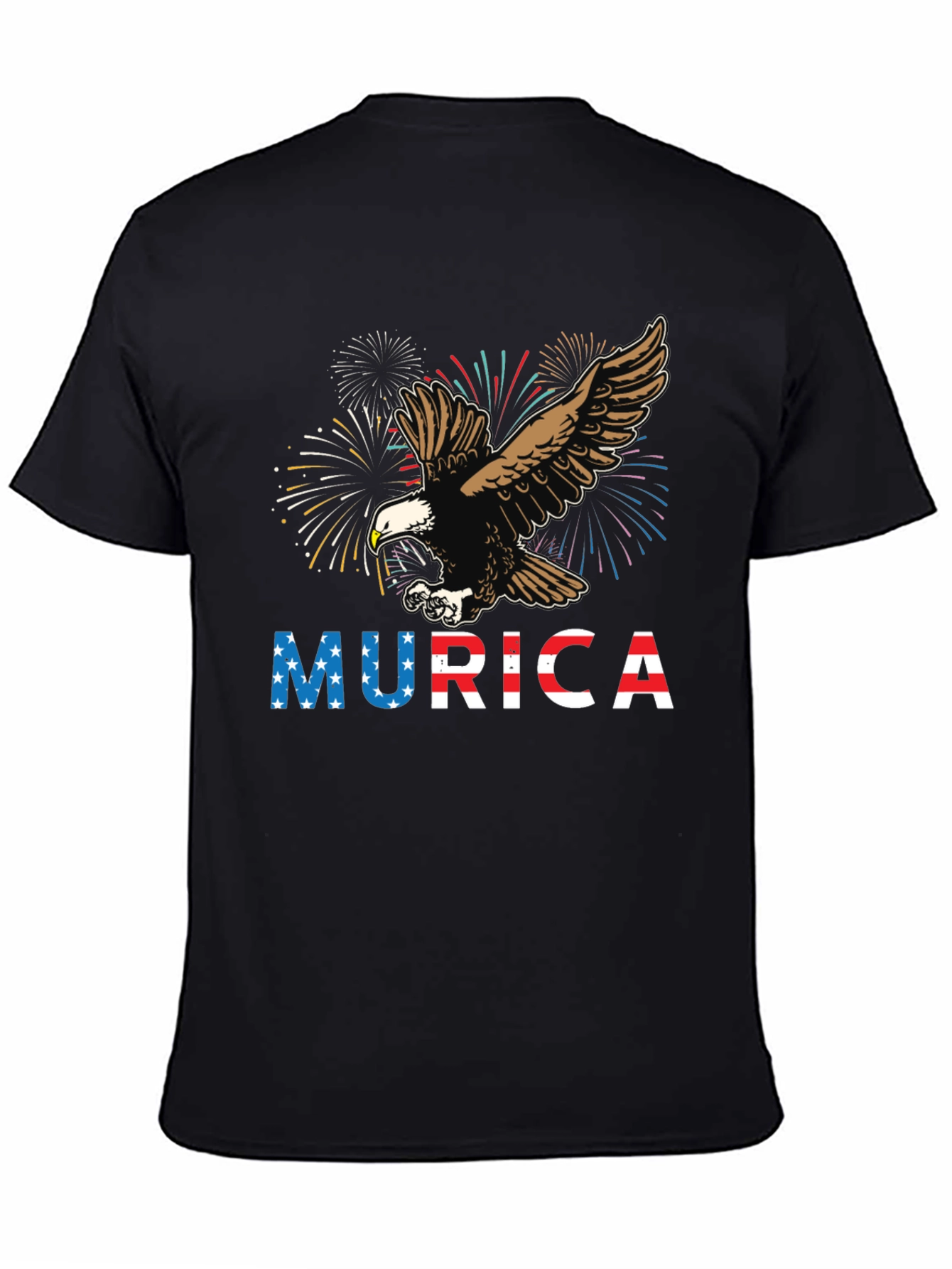 American Eagle Fireworks Graphic Tee