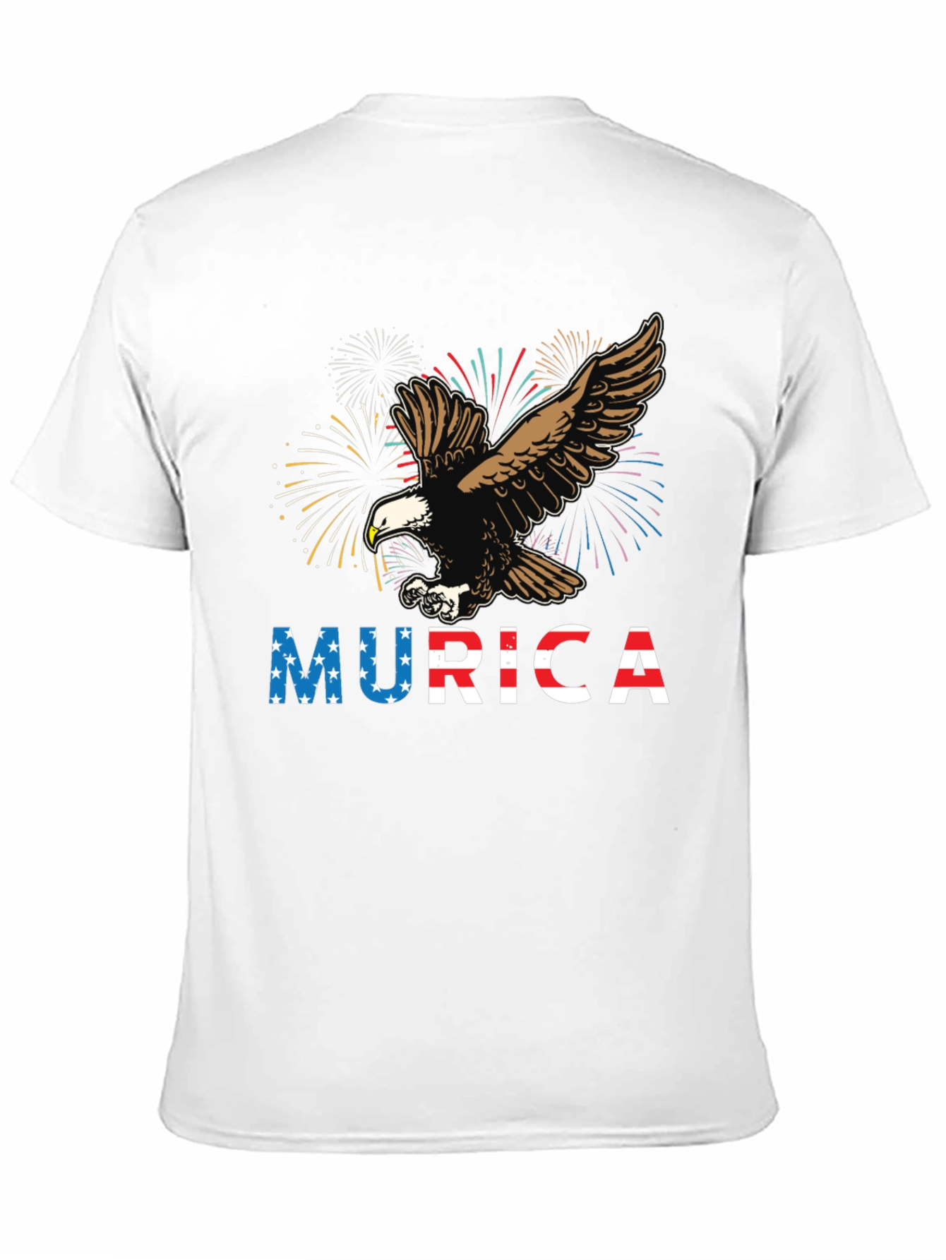 American Eagle Fireworks Graphic Tee