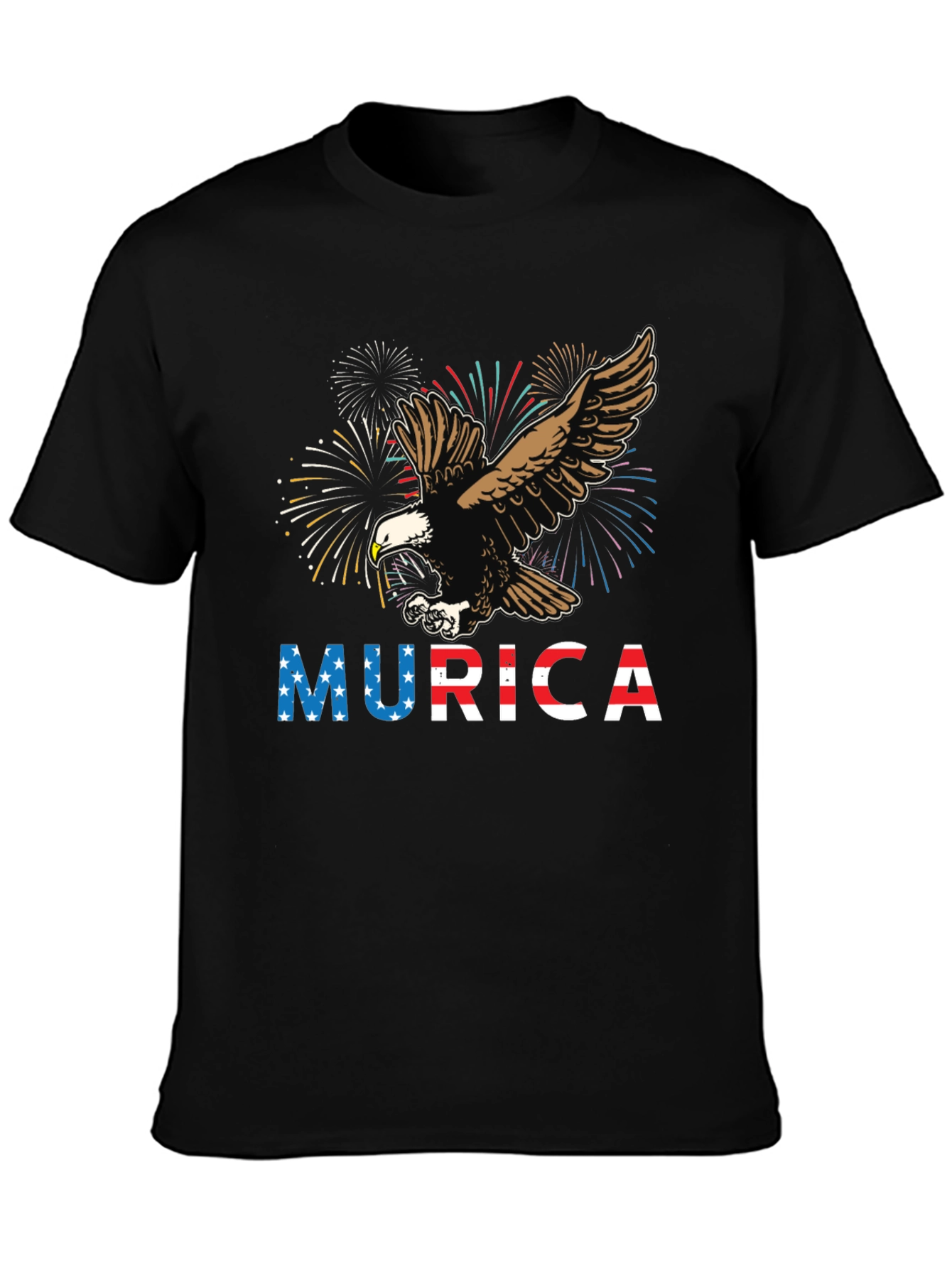 American Eagle Fireworks Graphic Tee