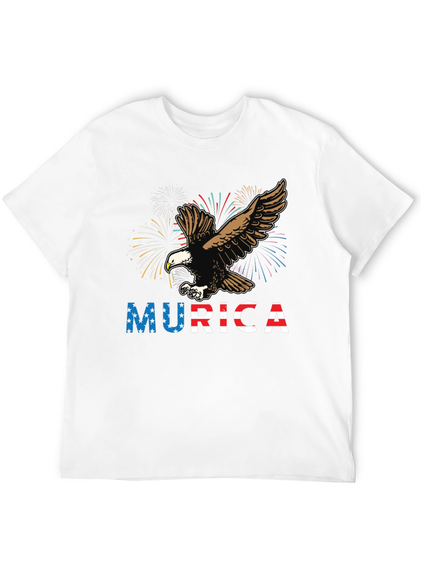 American Eagle Fireworks Graphic Tee