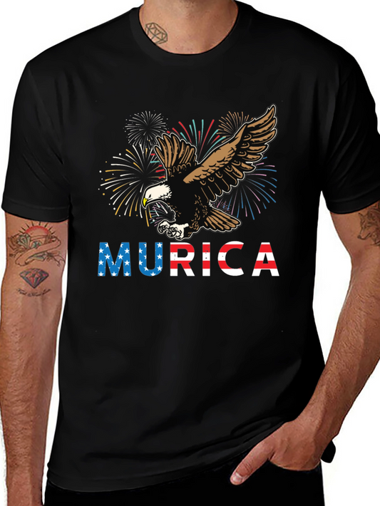 American Eagle Fireworks Graphic Tee