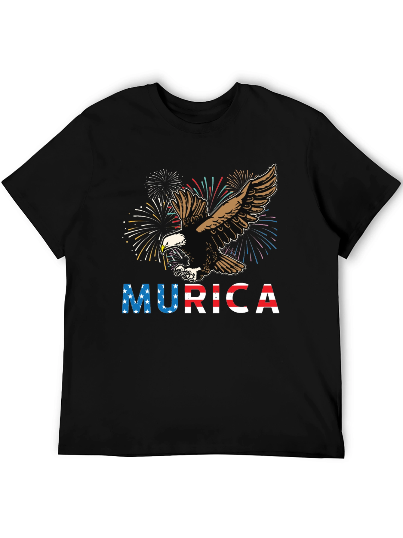 American Eagle Fireworks Graphic Tee