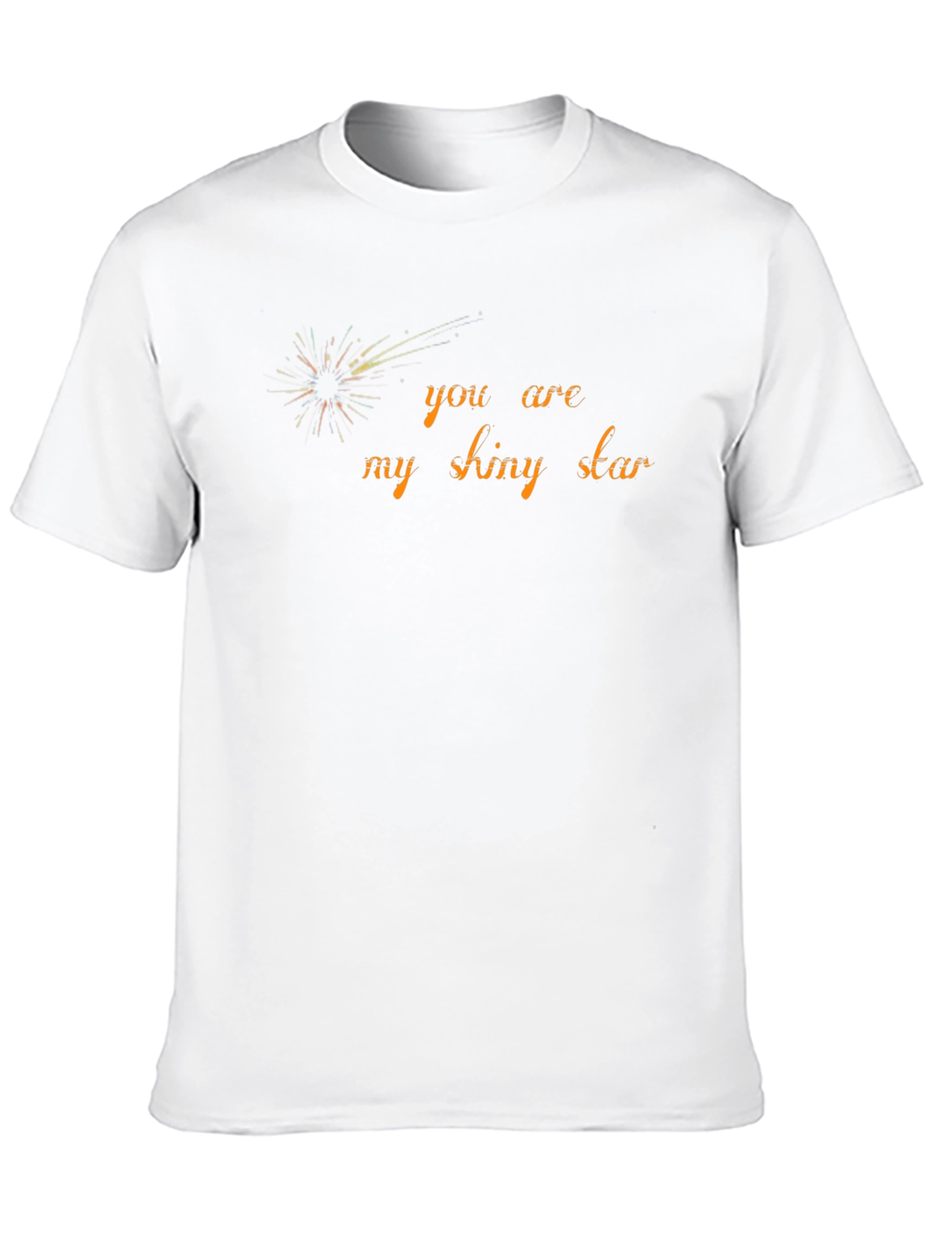 You Are My Shiny Star Black T-Shirt