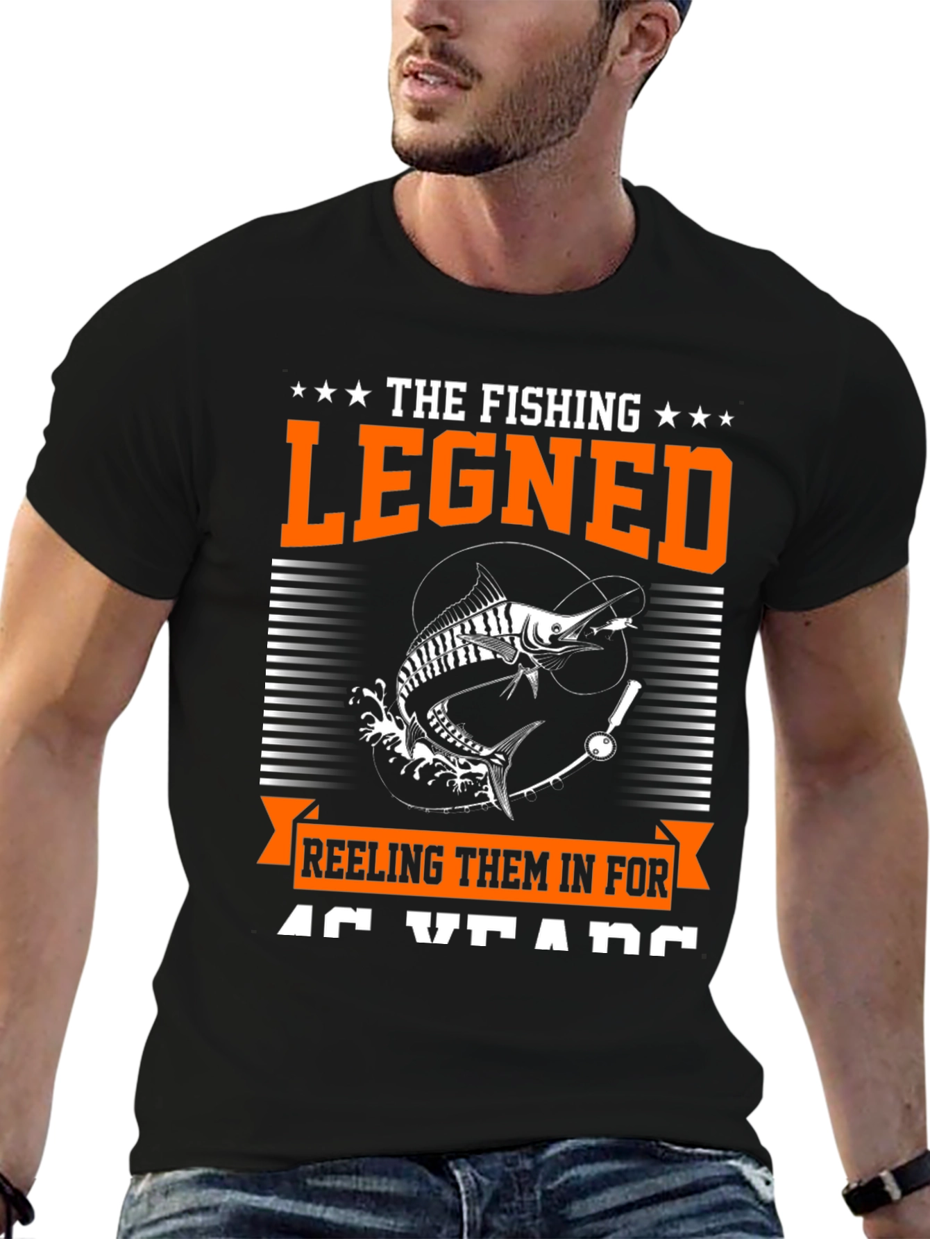 Fishing Legend Graphic T-Shirt
